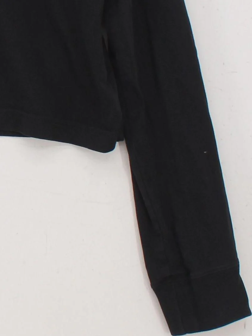 Nike Women's T-Shirt M Black Graphic 100% Cotton Short Sleeve Round Neck Basic - Image 4