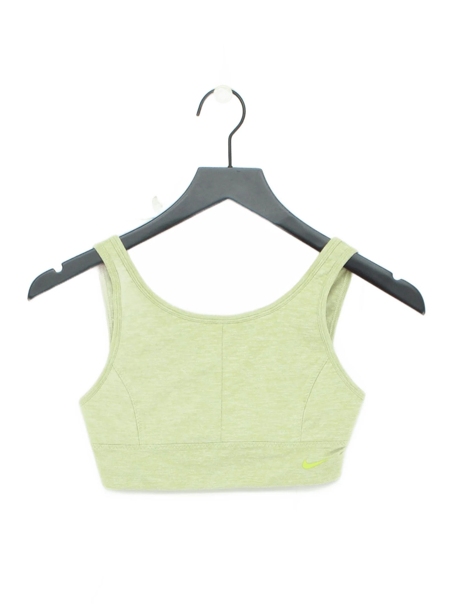 Nike Women's T-Shirt M Green Nylon with Spandex Sleeveless Basic