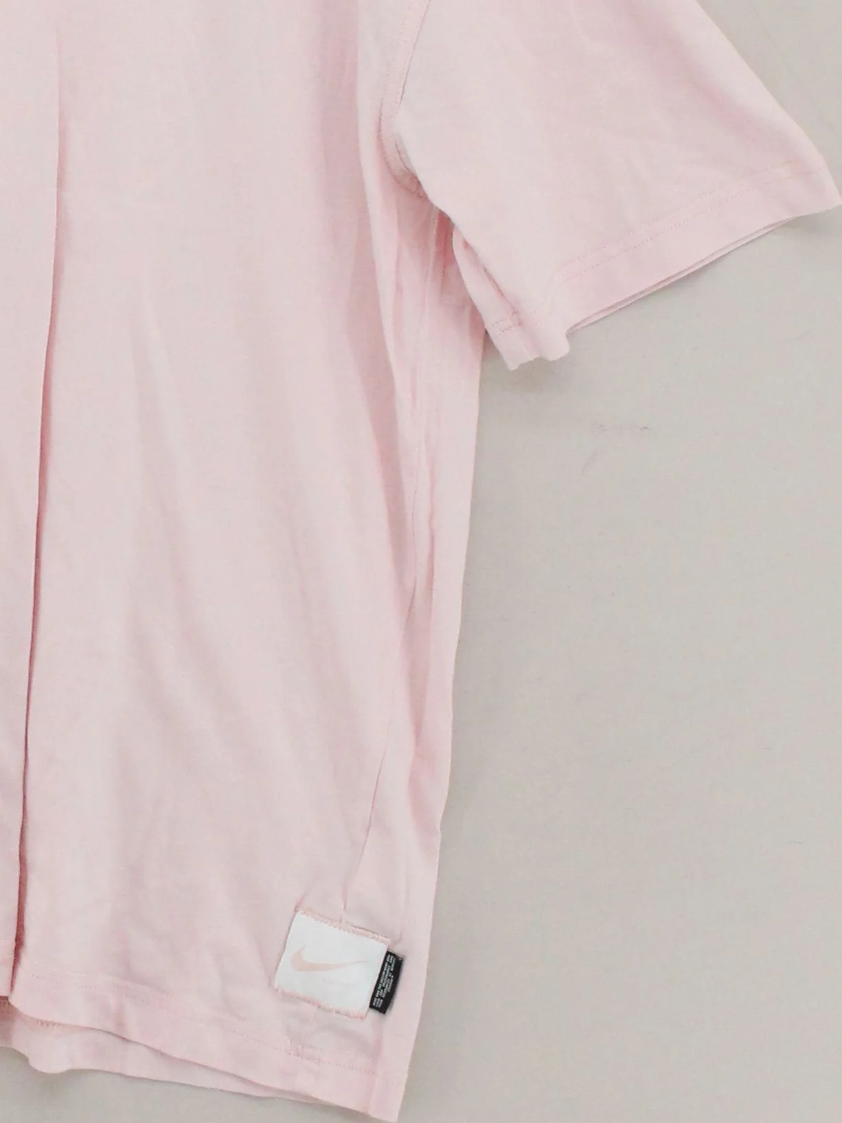 Nike Women's T-Shirt M Pink 100% Cotton Short Sleeve Round Neck Basic - Image 4