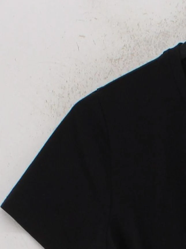 Nike Women's T-Shirt S Black 100% Other Basic - Image 4