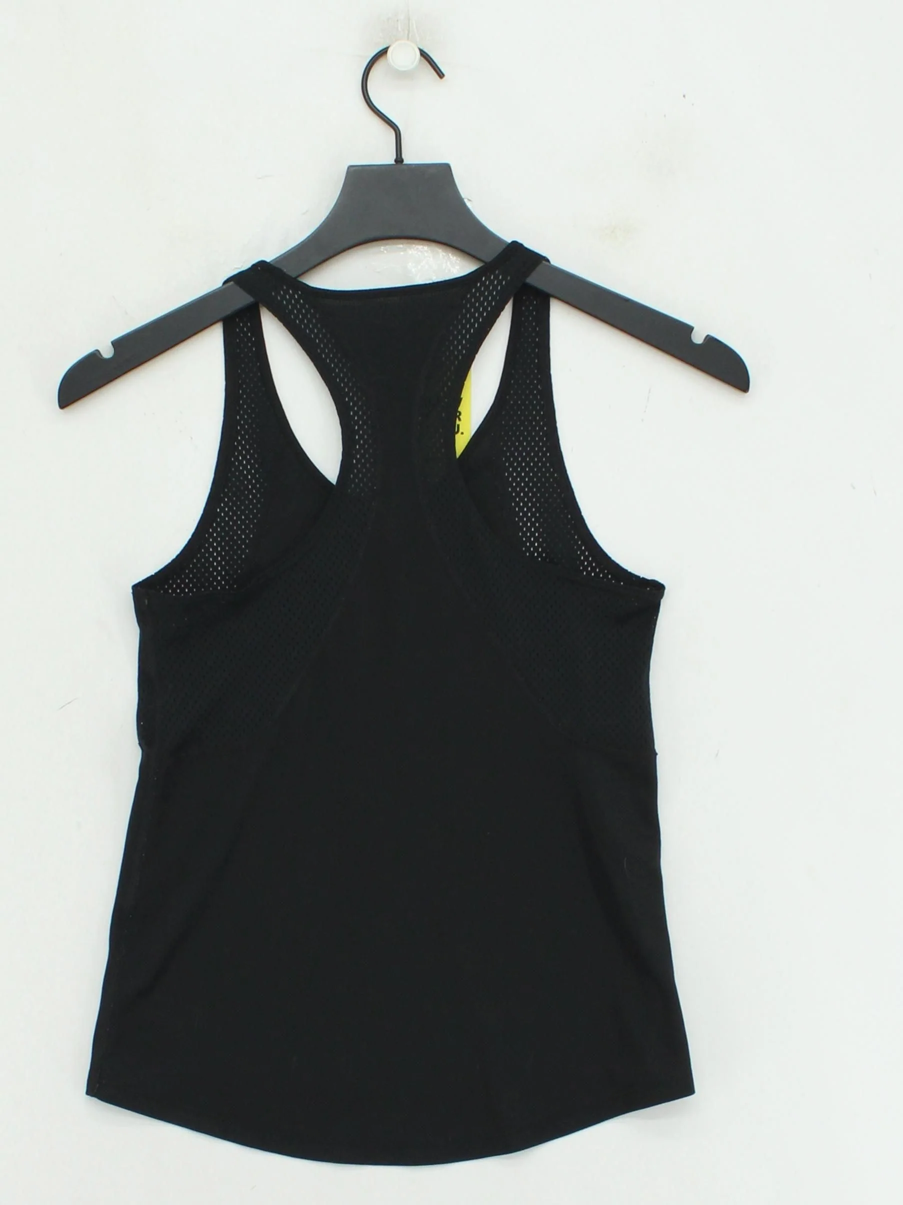 Nike Women's T-Shirt XS Black 100% Polyester Sleeveless Basic - Image 2