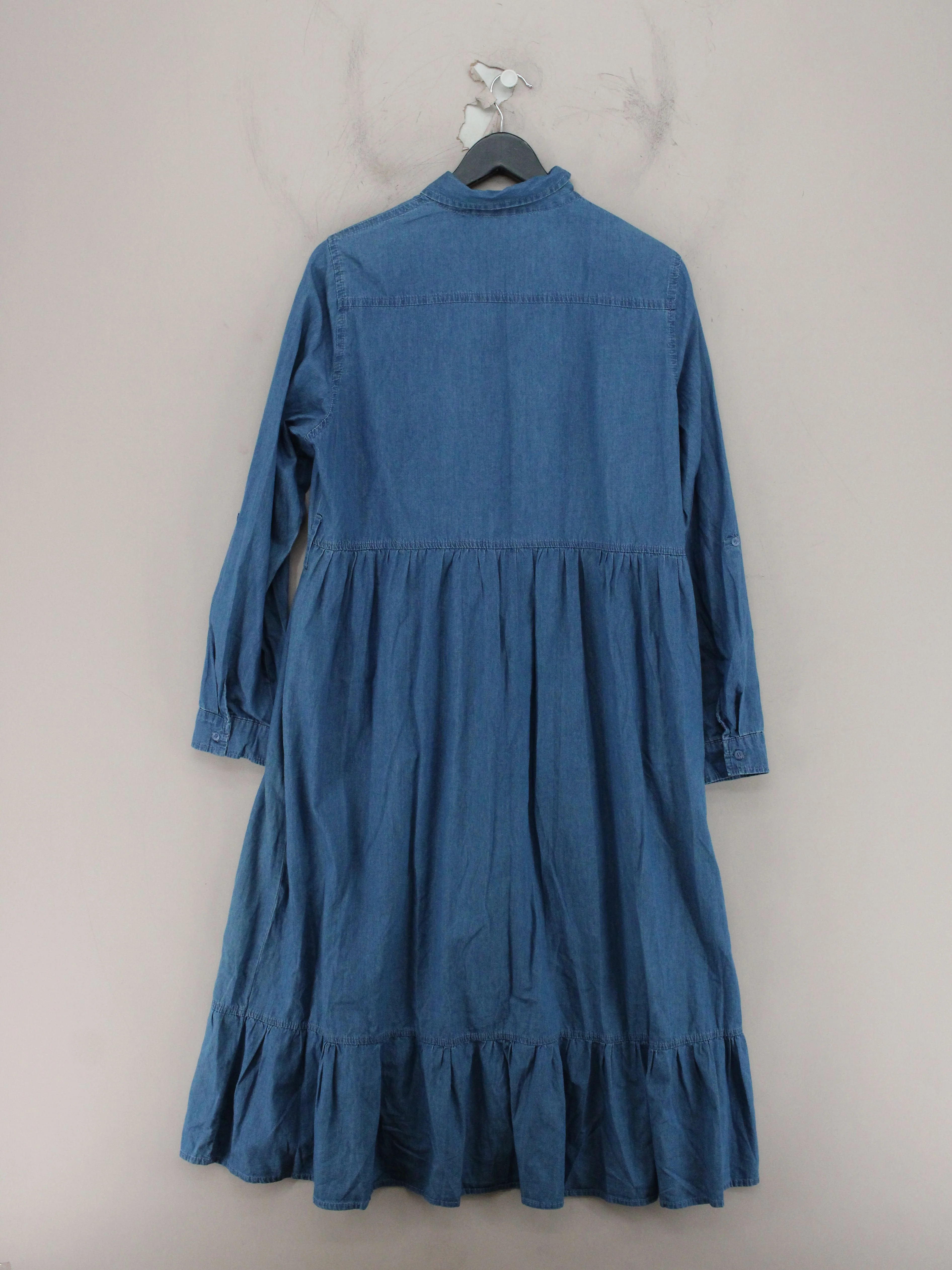 Nina Carter Shirt Midi Dress XXL in Blue - Image 2