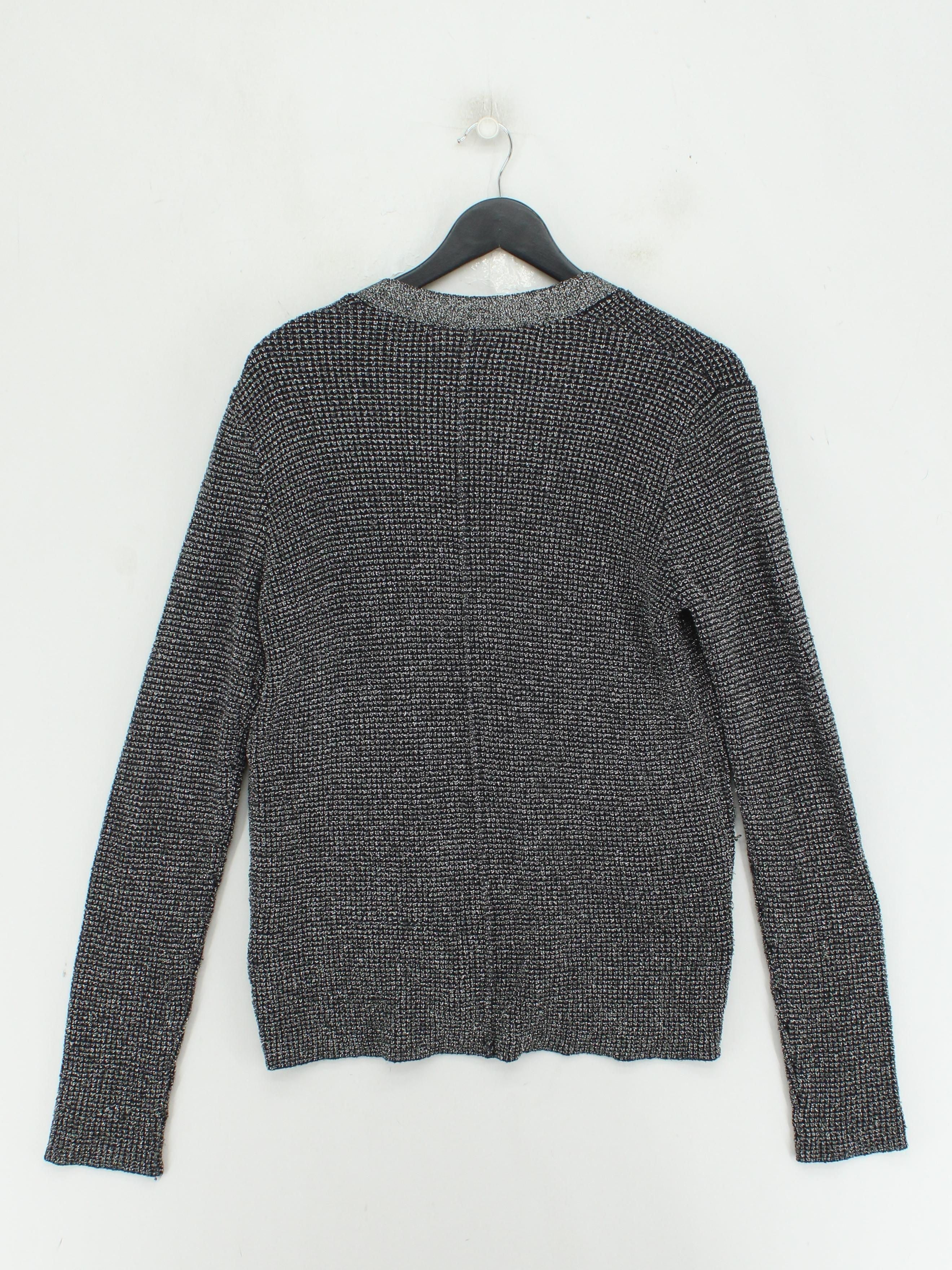 Noa Noa Women's Cardigan L Grey Cotton with Polyester, Other V-Neck Cardigan - Image 2
