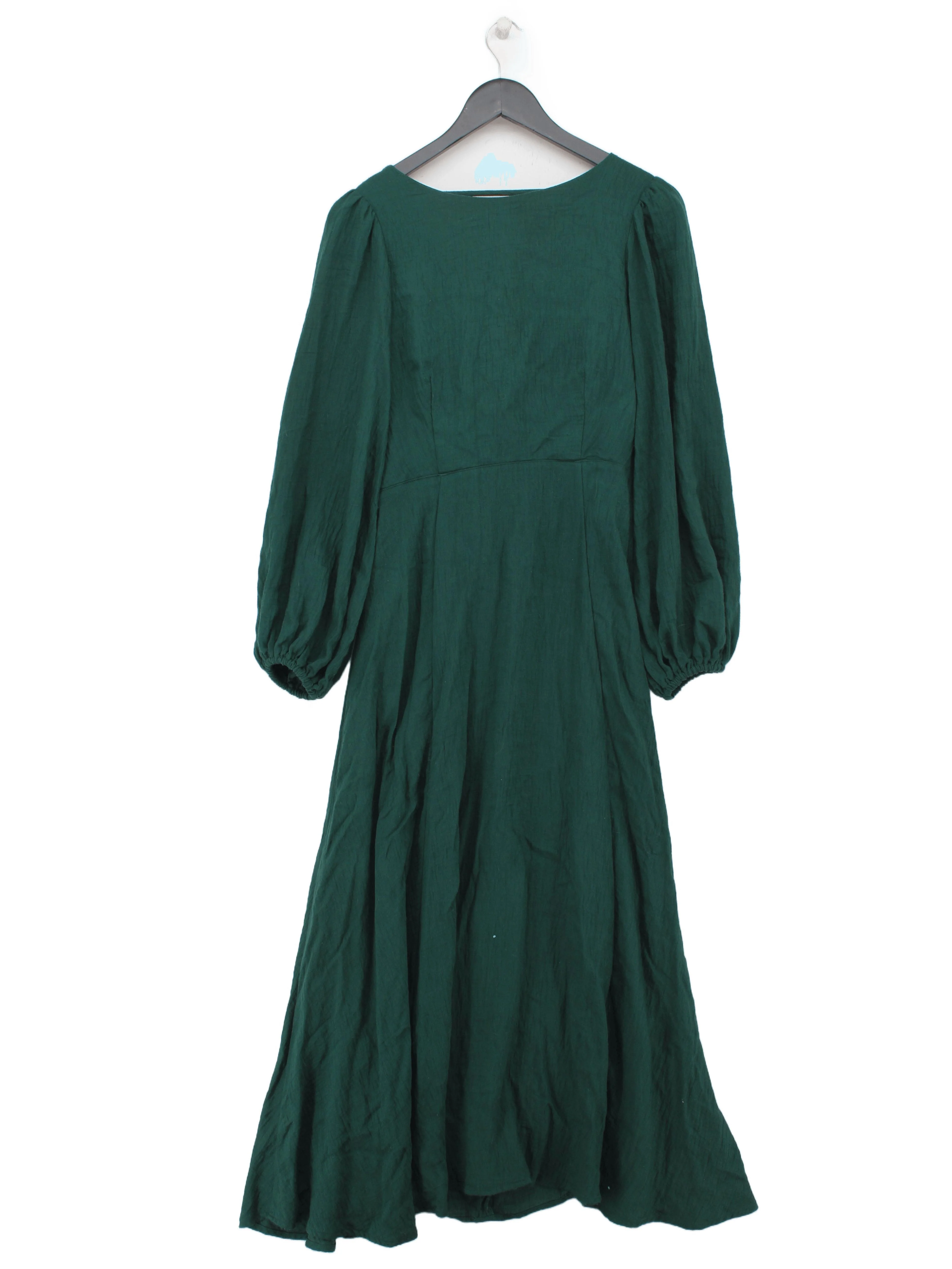 Nobody's Child A-Line Maxi Dress UK10 in Green