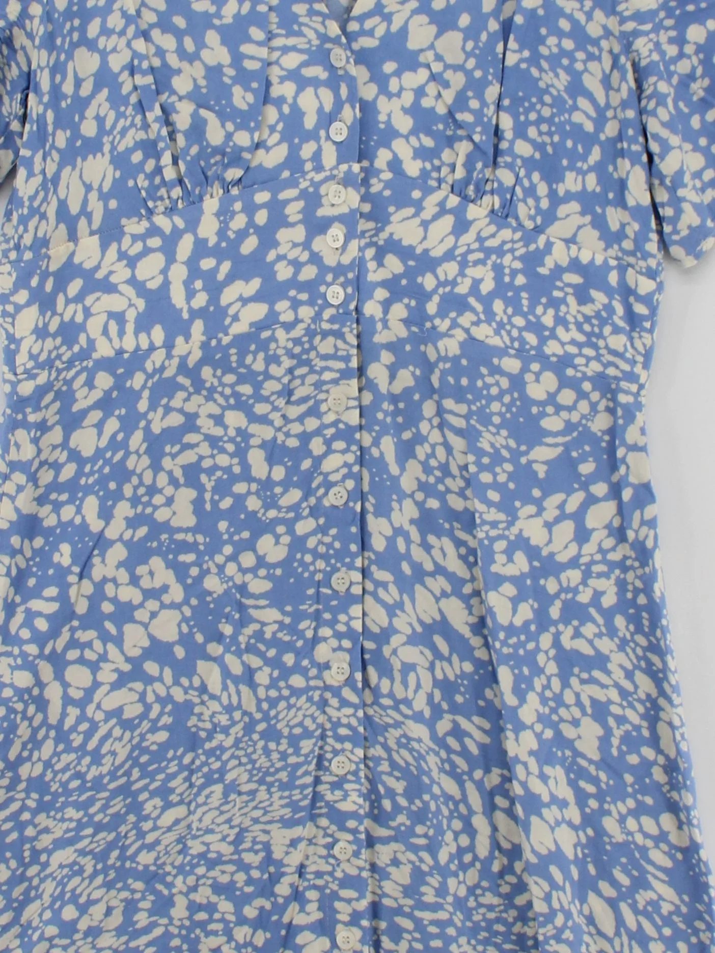 Nobody's Child A-Line Midi Dress UK12 in Blue - Image 3
