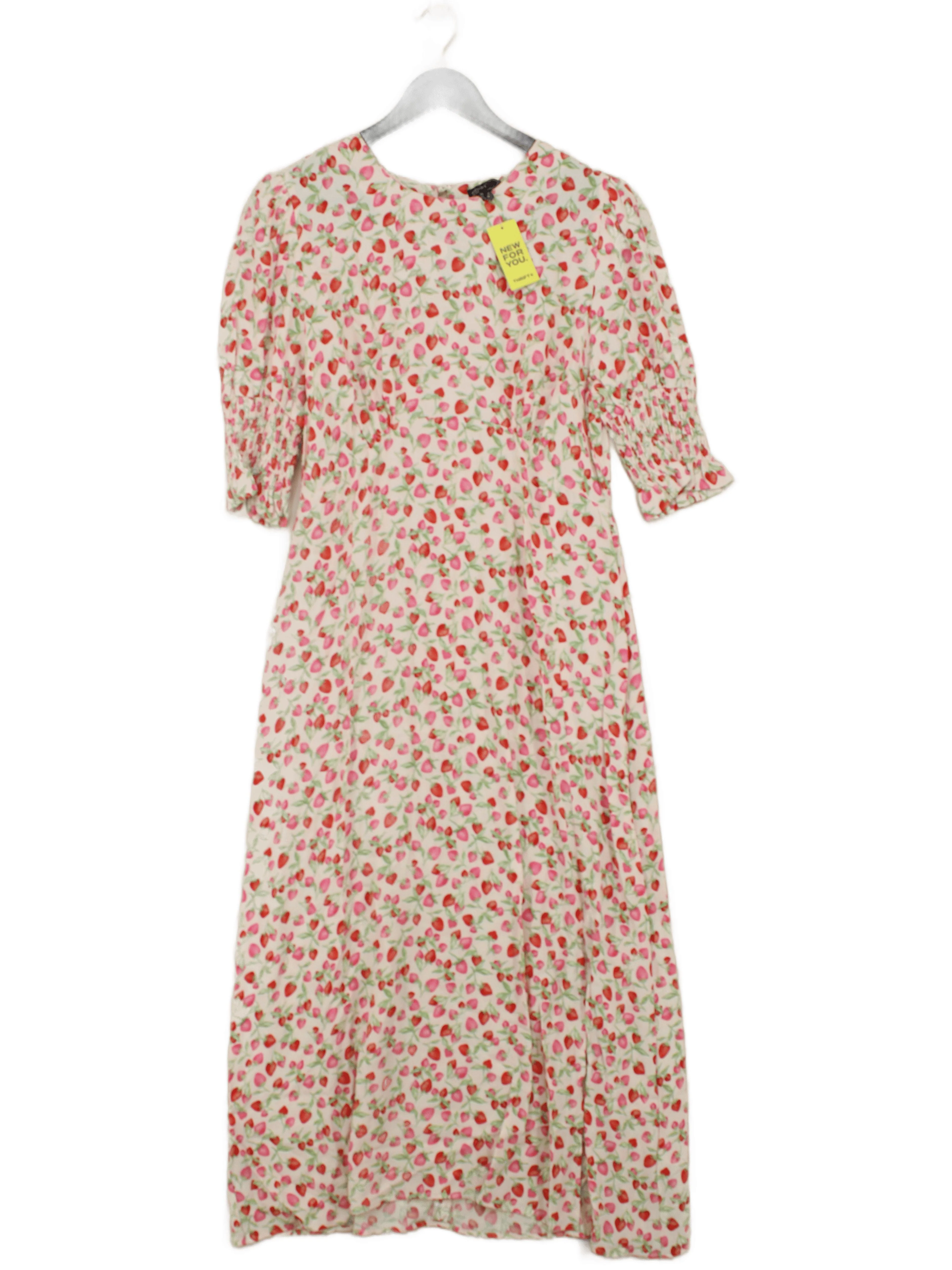 Nobody's Child A-Line Midi Dress UK12 in Cream