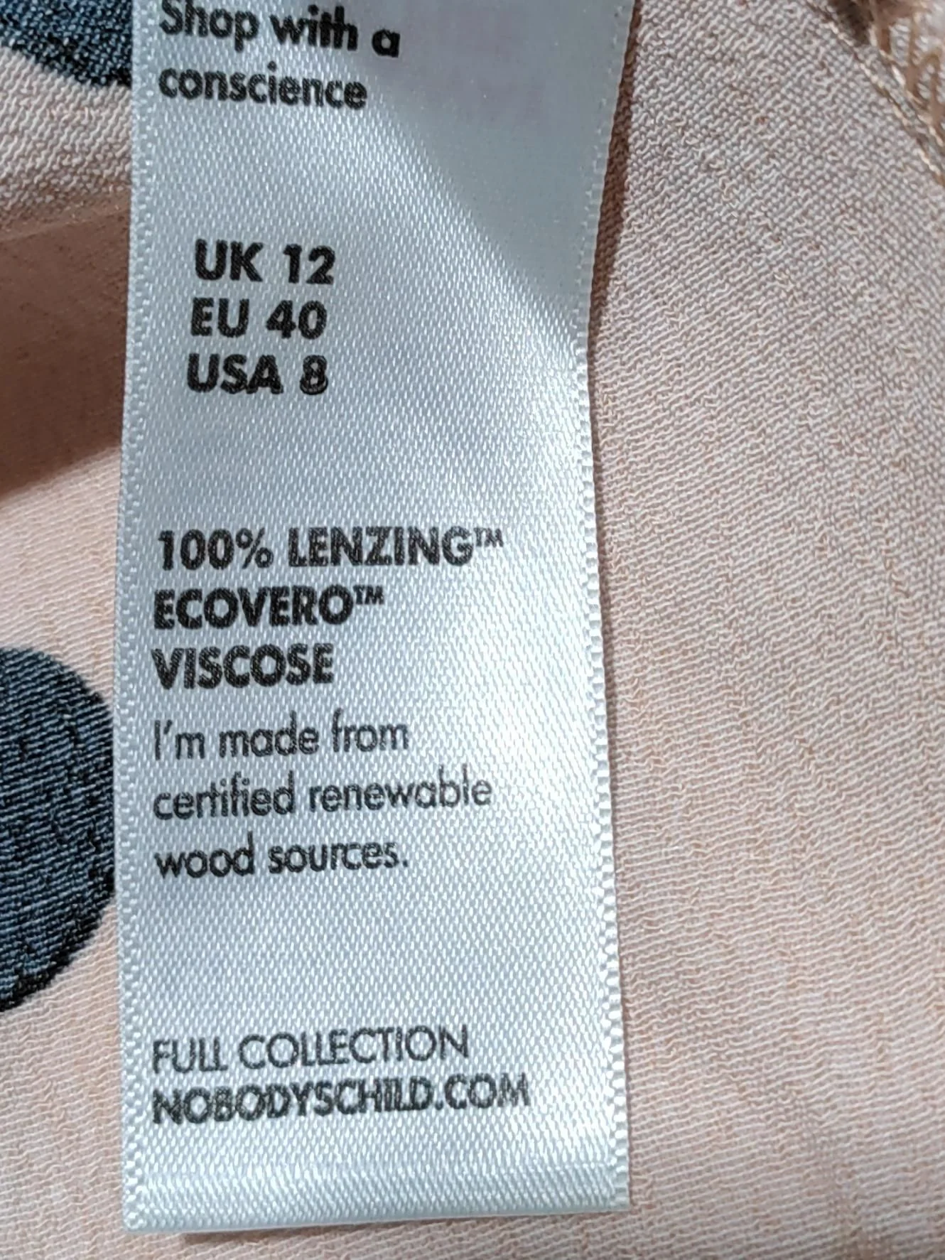 Nobody's Child A-Line Midi Dress UK12 in Pink - Image 6