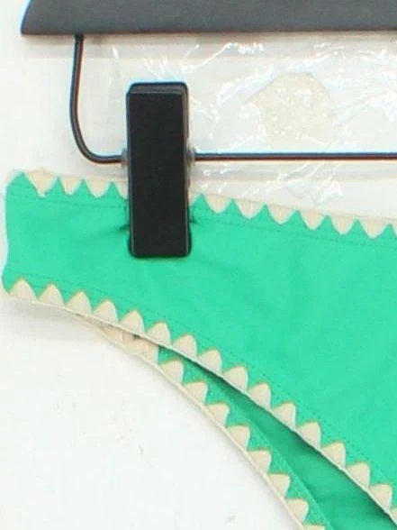 Nobody's Child high waist lined bikini bottoms in green - Image 4