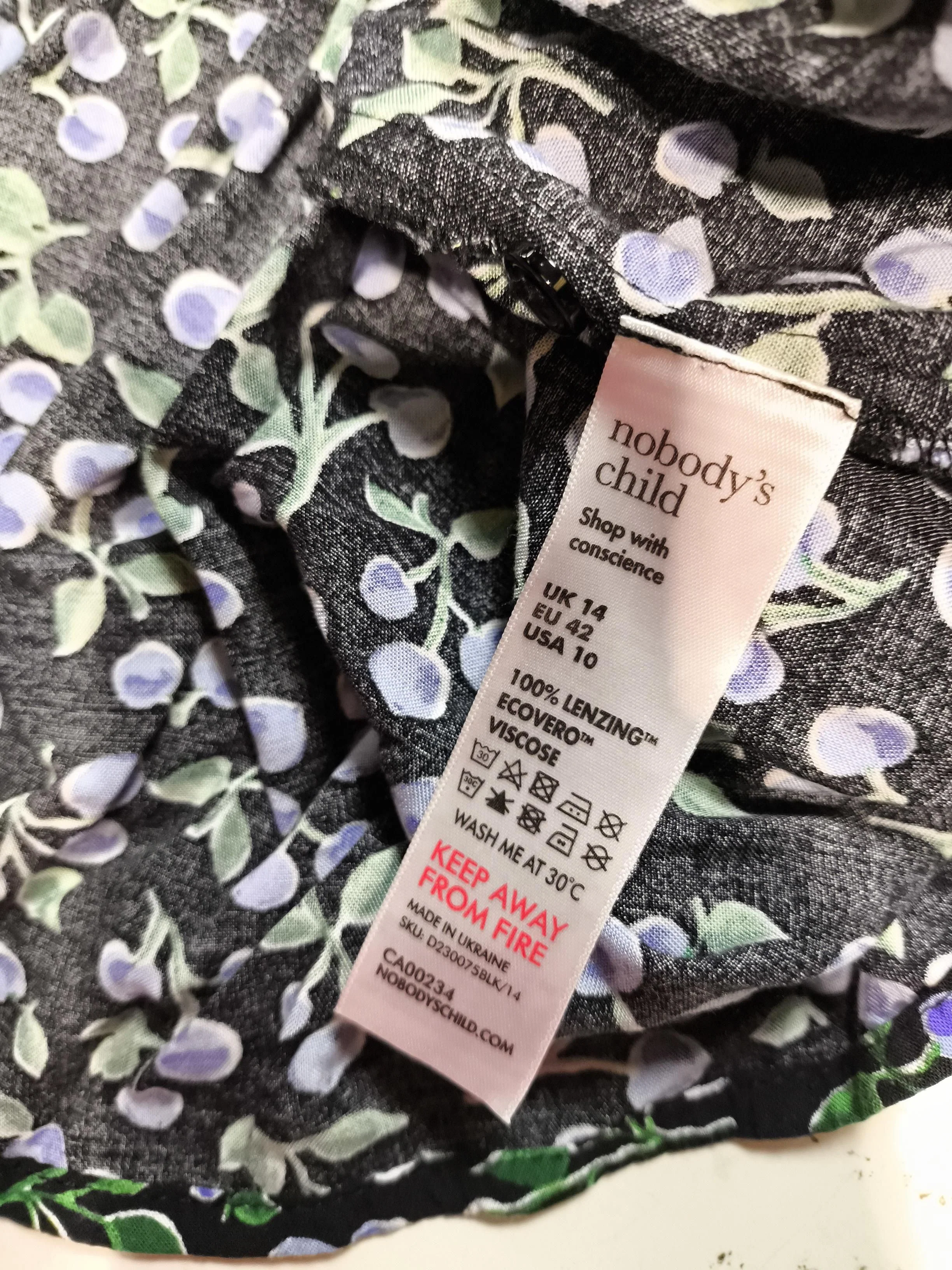Nobody's Child Maxi Dress UK14 in Multi - Image 6