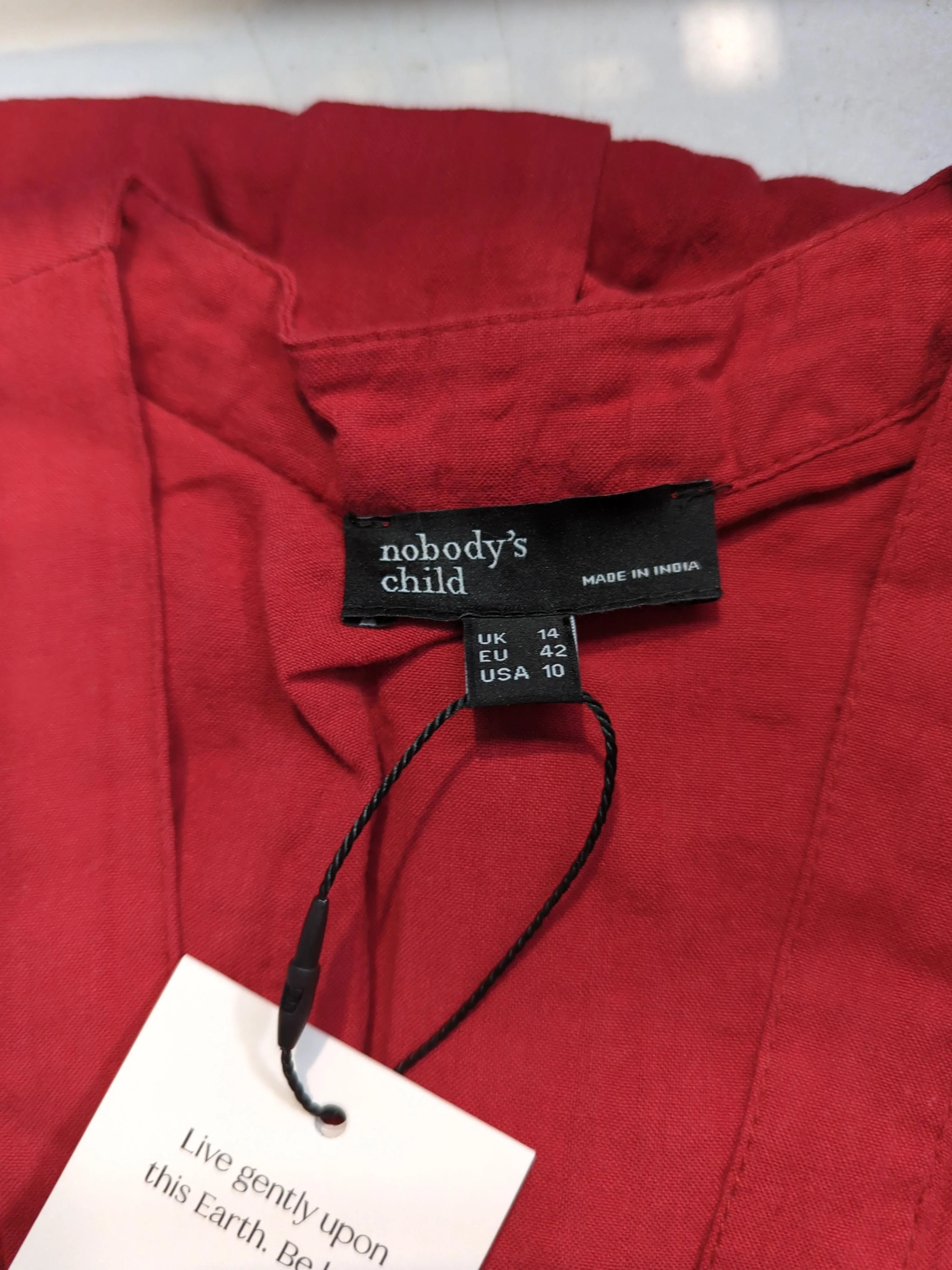 Nobody's Child Maxi Dress UK14 in Red - Image 5