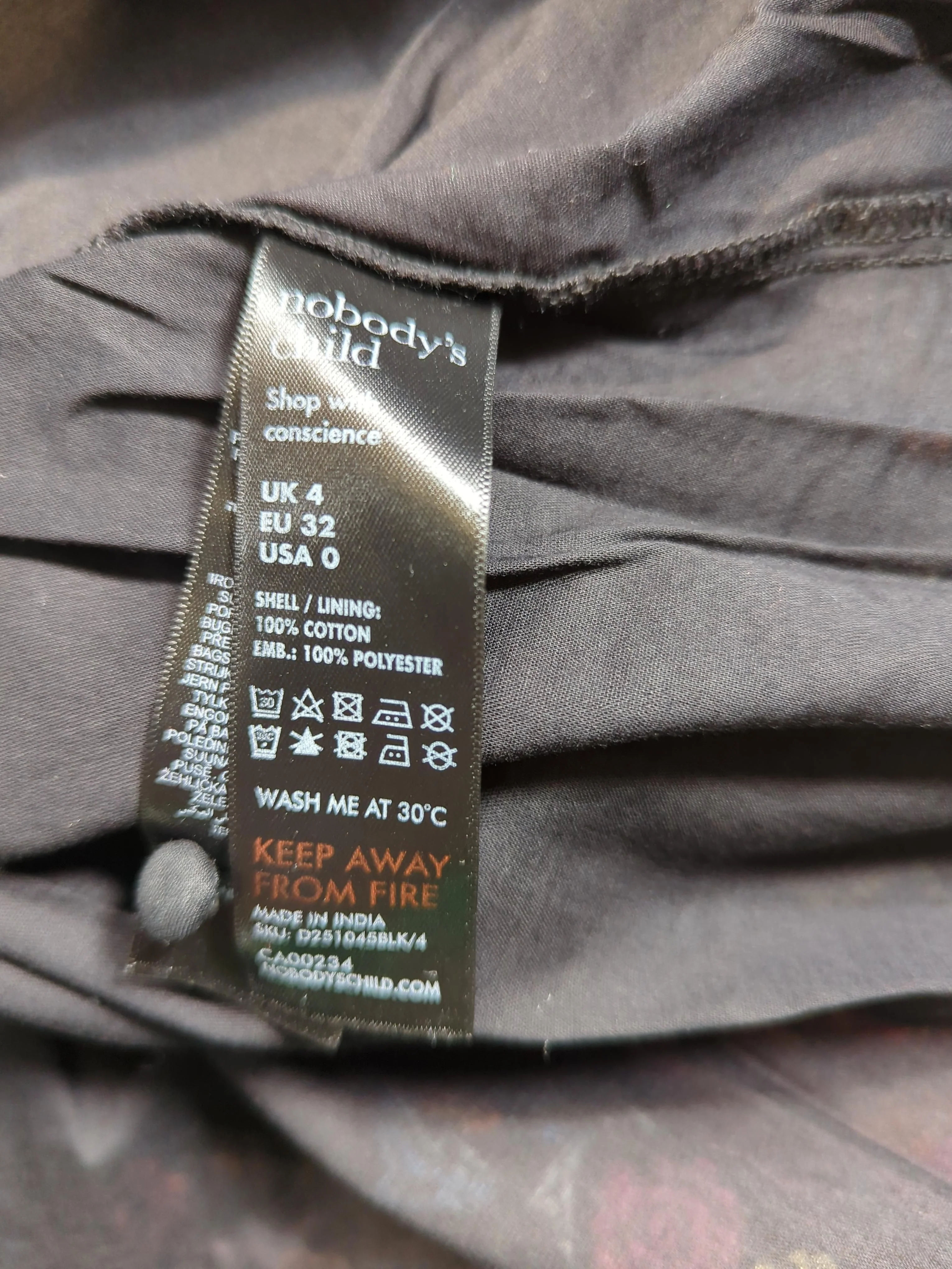 Nobody's Child Maxi Dress UK4 in Black - Image 6