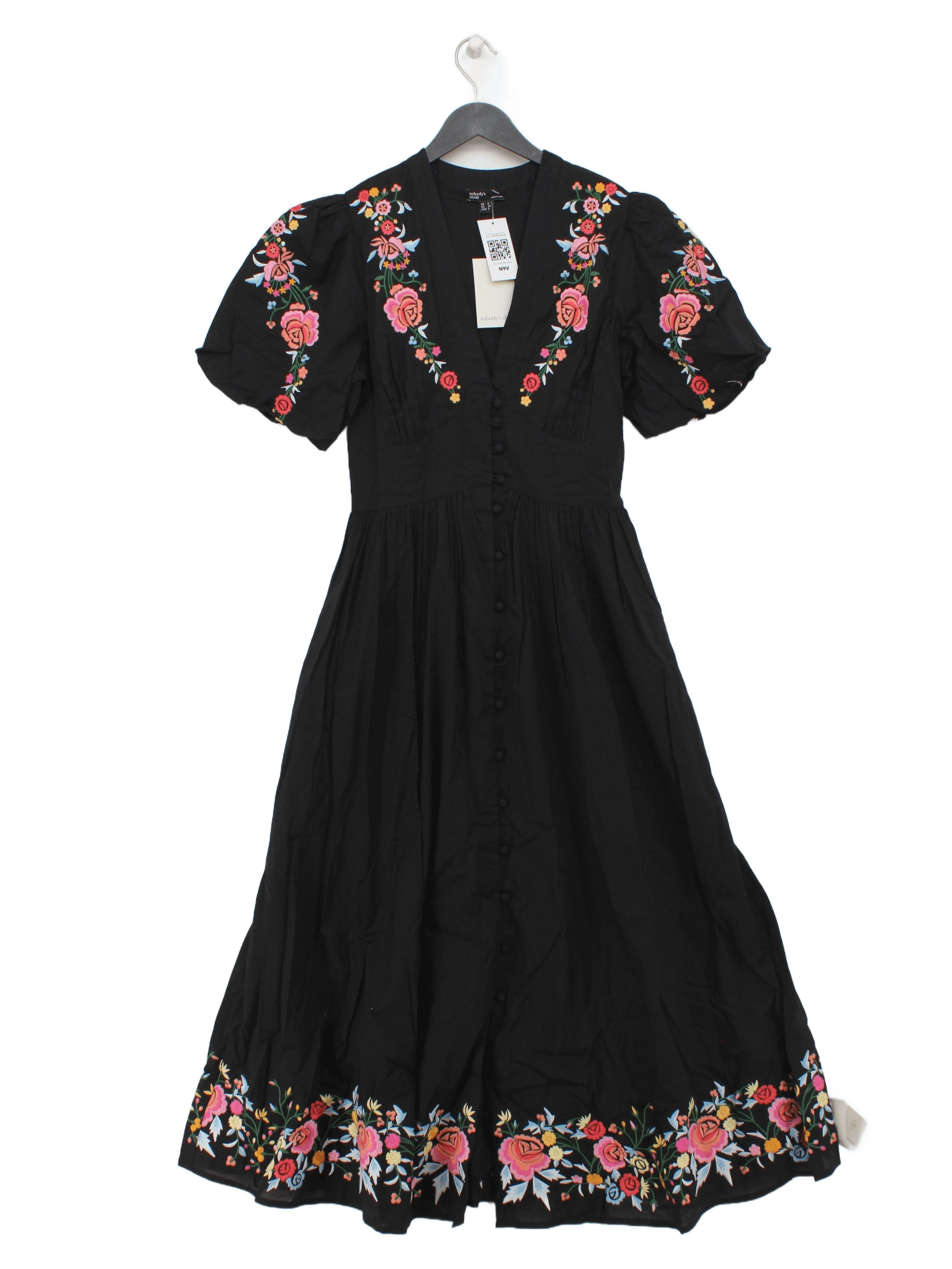 Nobody's Child Maxi Dress UK6 in Black