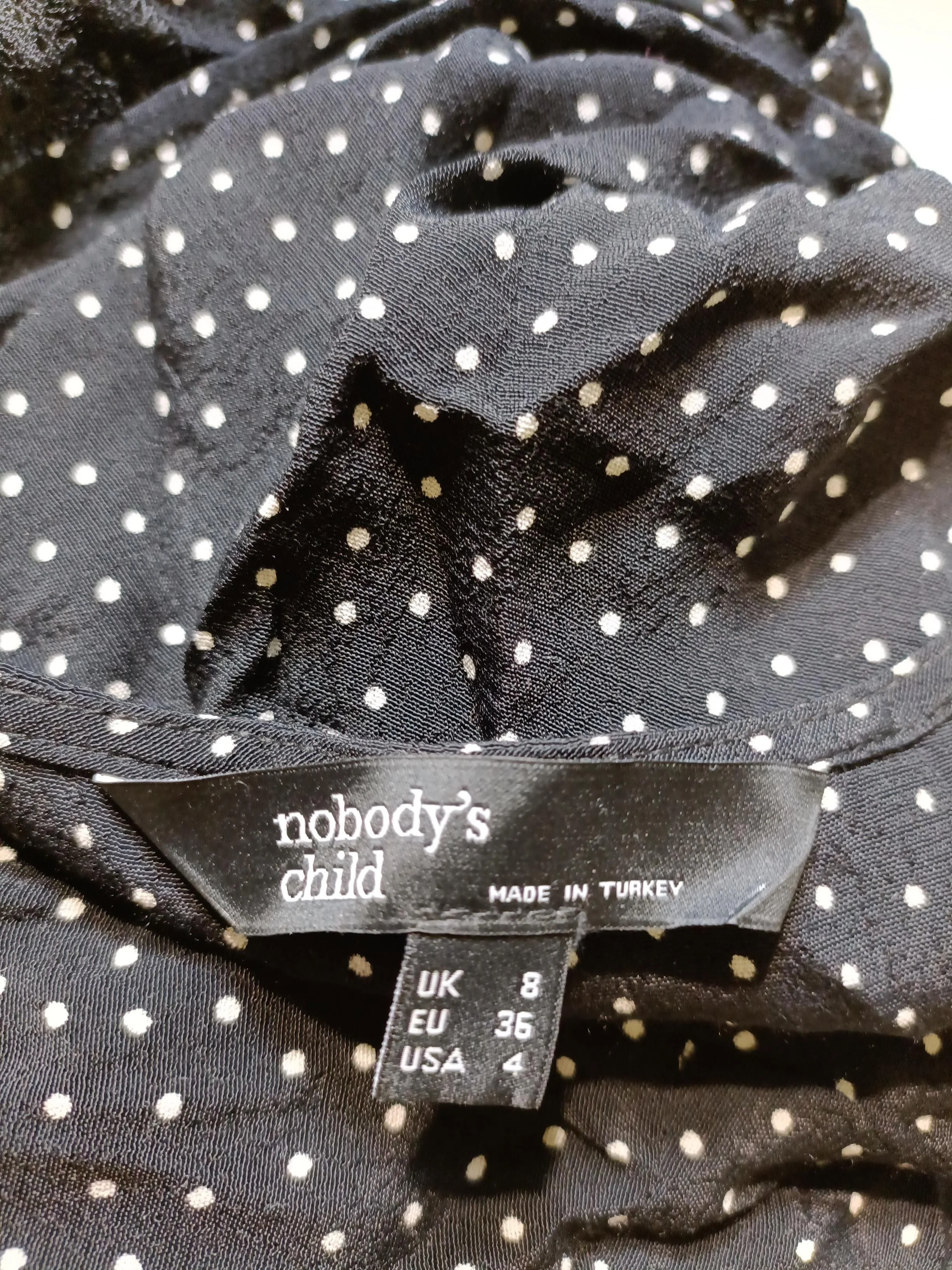 Nobody's Child Maxi Dress UK8 in Black - Image 5