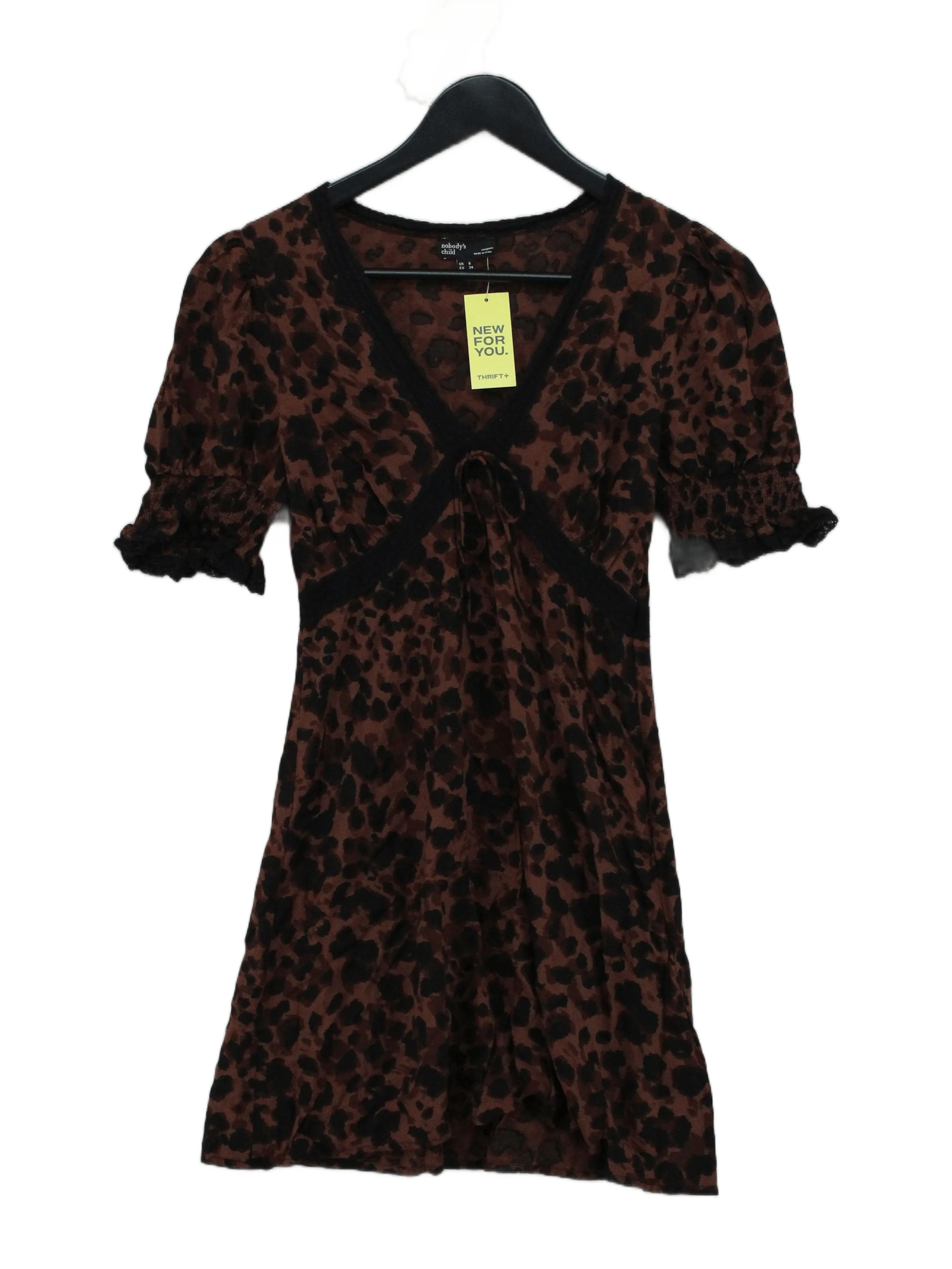 Nobody's Child Mini Dress XS in Brown