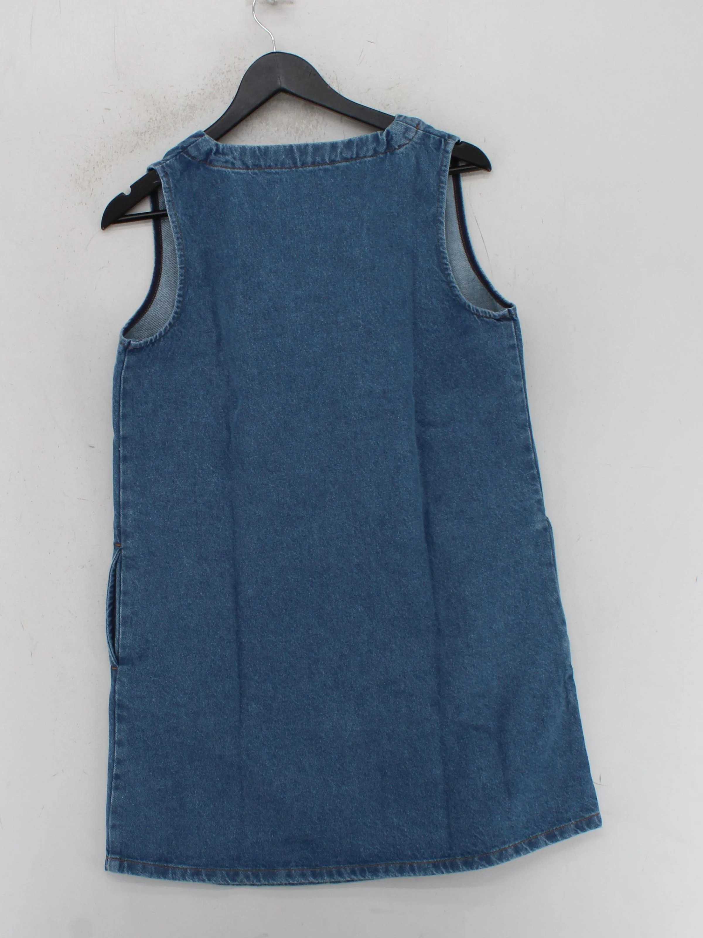 Nobody's Child Pinafore/Dungaree Mini Dress UK10 in Blue - Image 2
