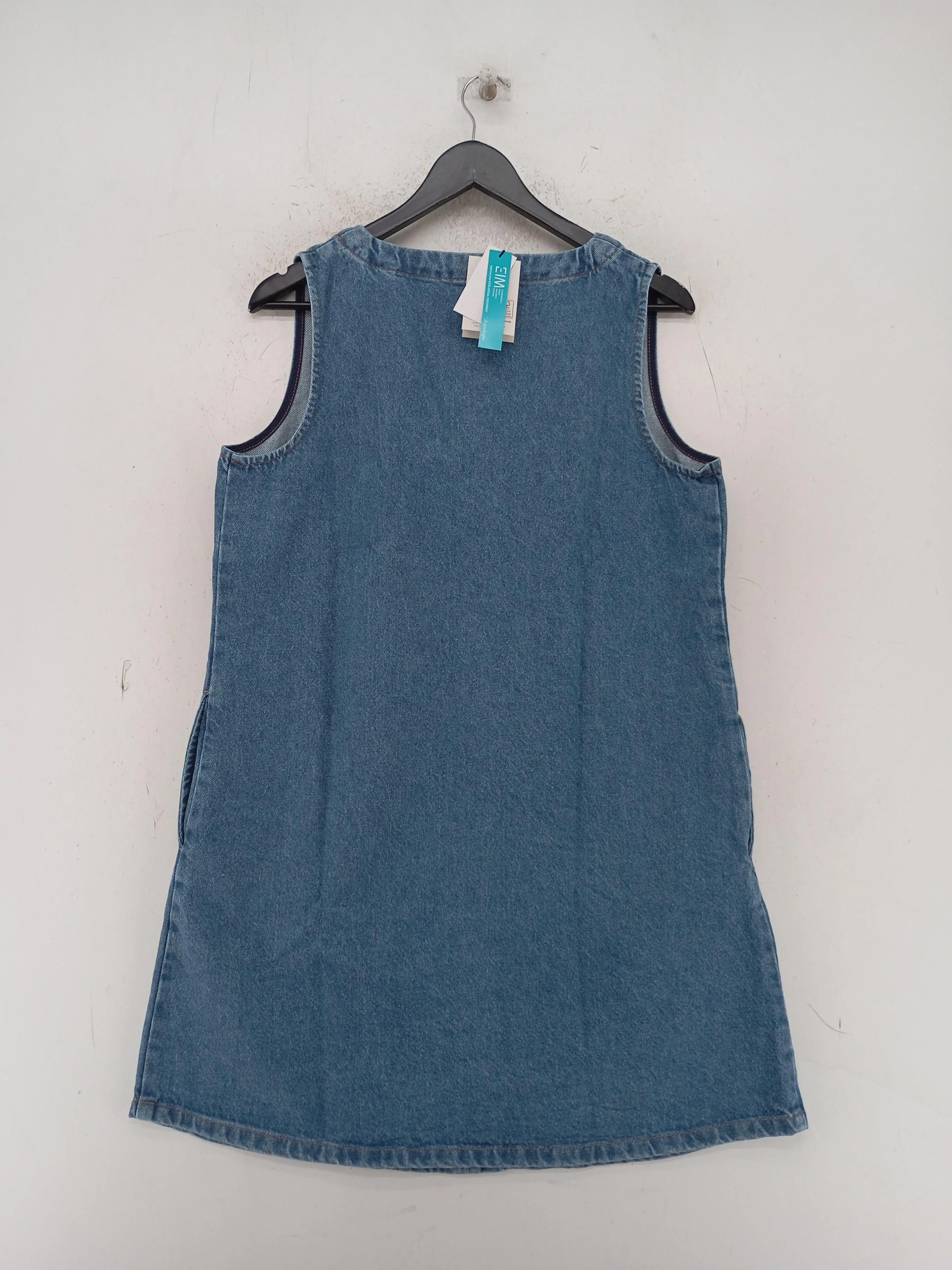 Nobody's Child Pinafore/Dungaree Mini Dress UK12 in Blue - Image 7
