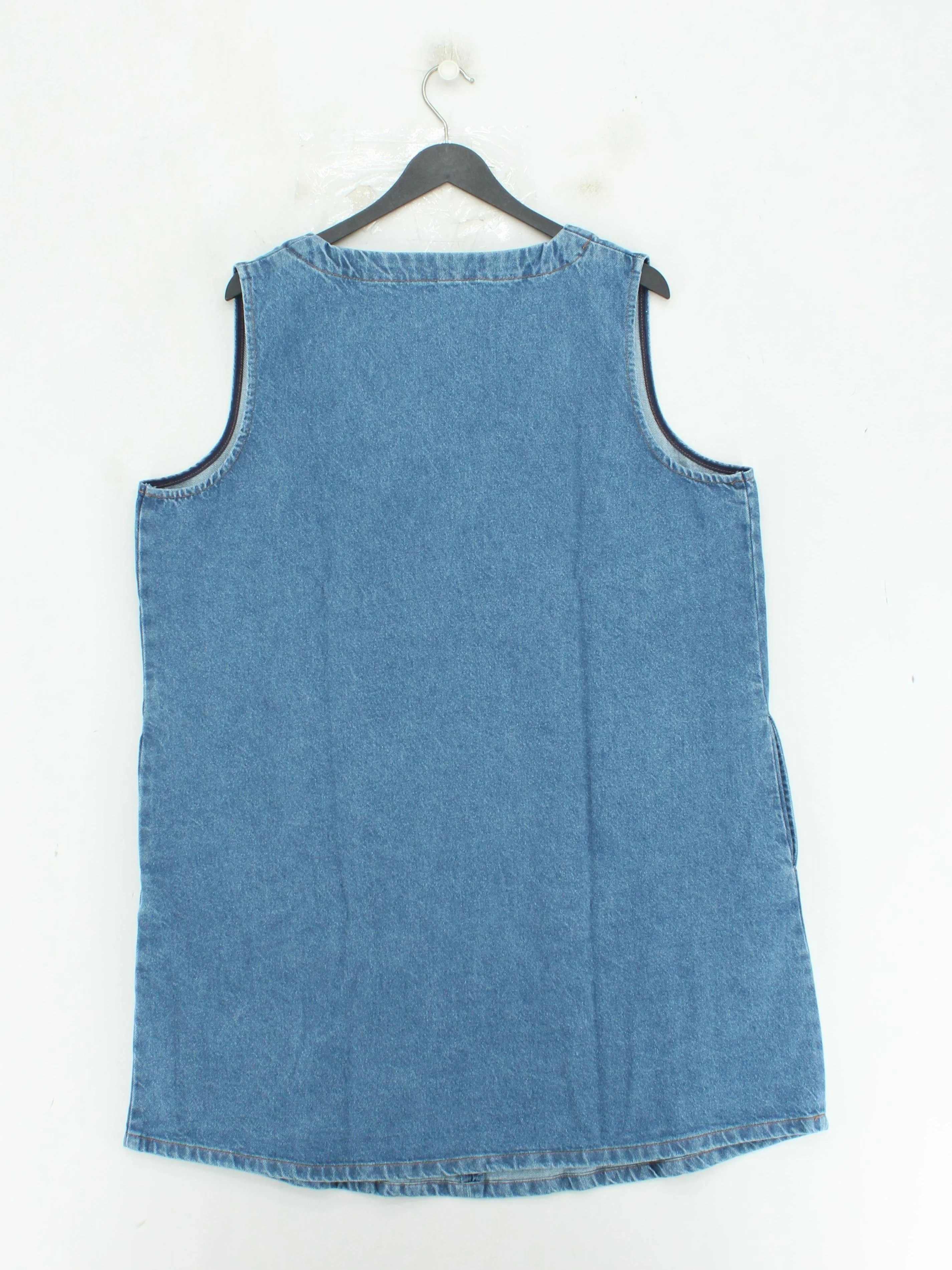 Nobody's Child Pinafore/Dungaree Mini Dress UK18 in Blue - Image 2
