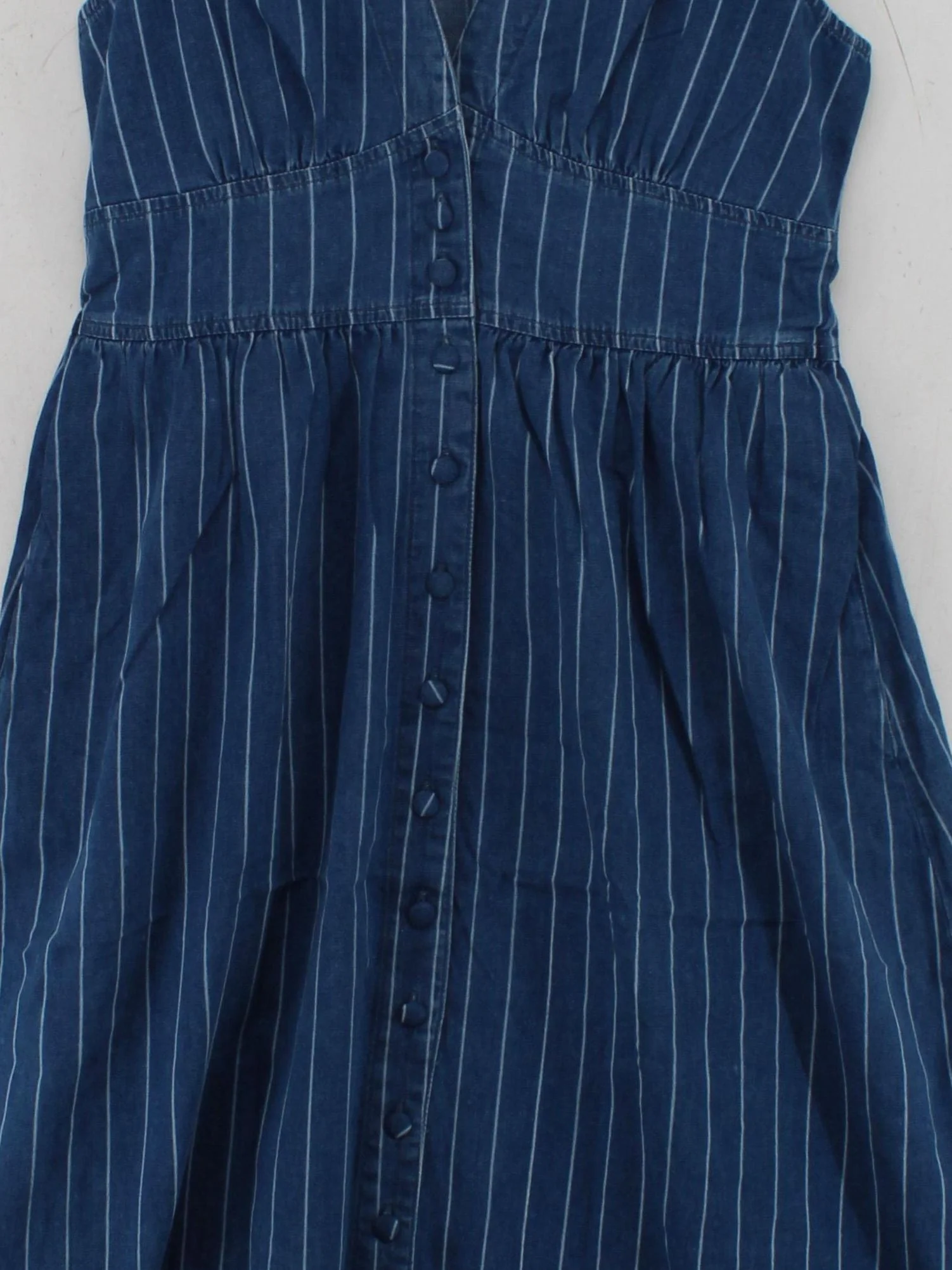 Nobody's Child Shirt Midi Dress UK10 in Blue - Image 3