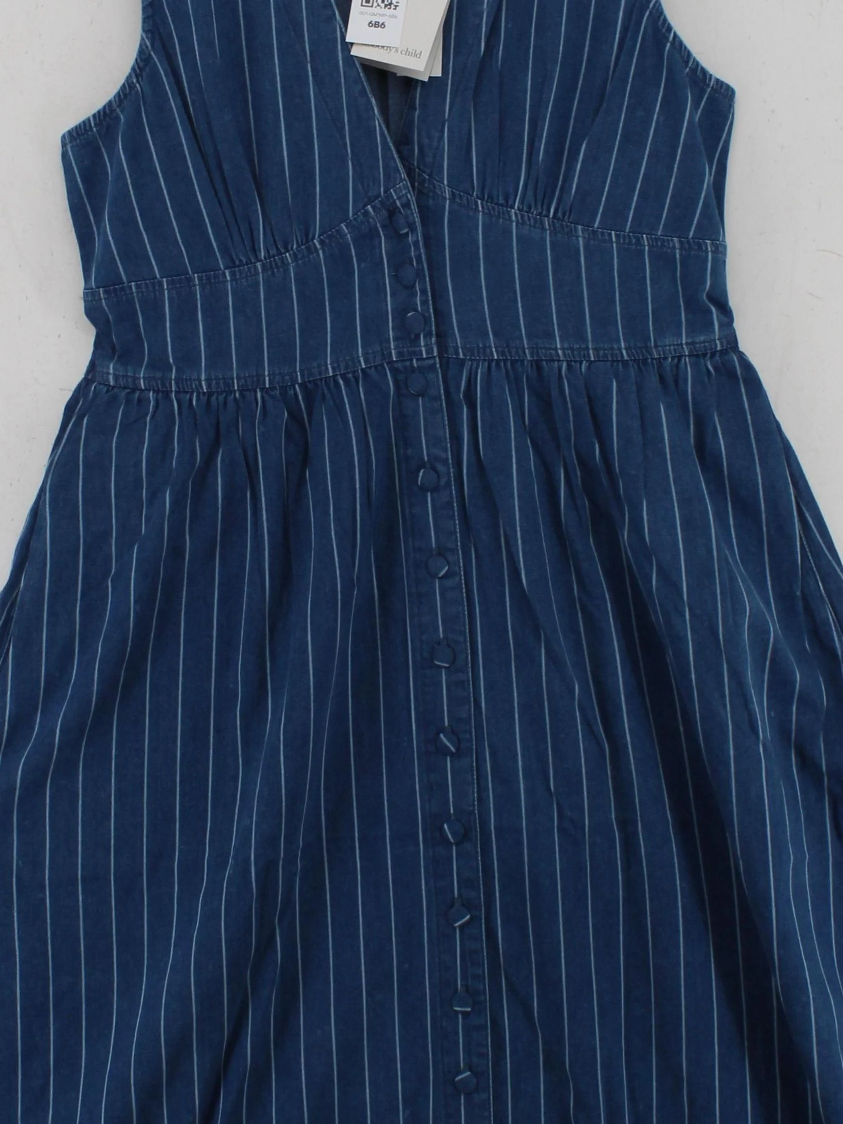 Nobody's Child Shirt Midi Dress UK12 in Blue - Image 3