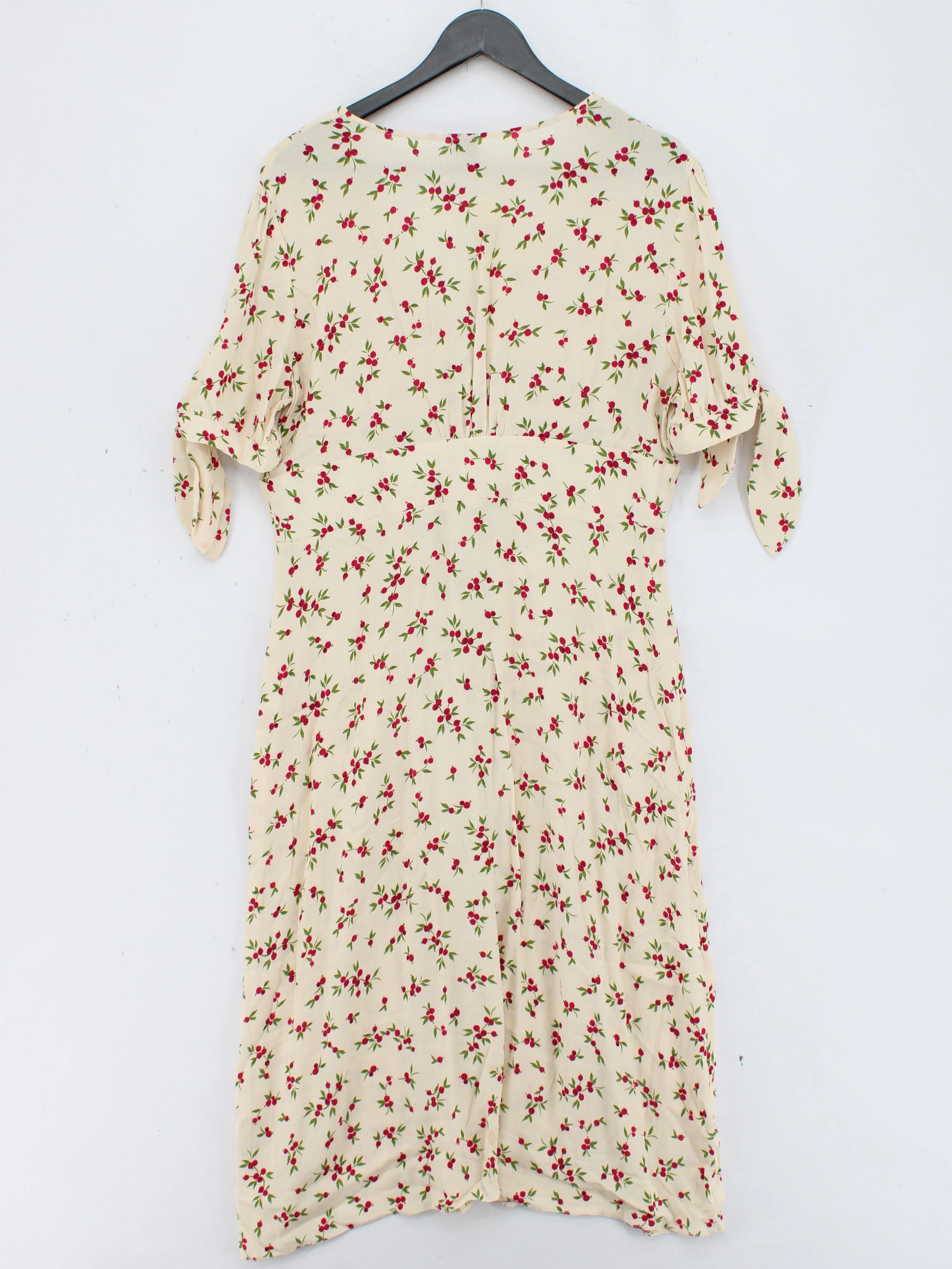 Nobody's Child Shirt Midi Dress UK14 in Cream - Image 2