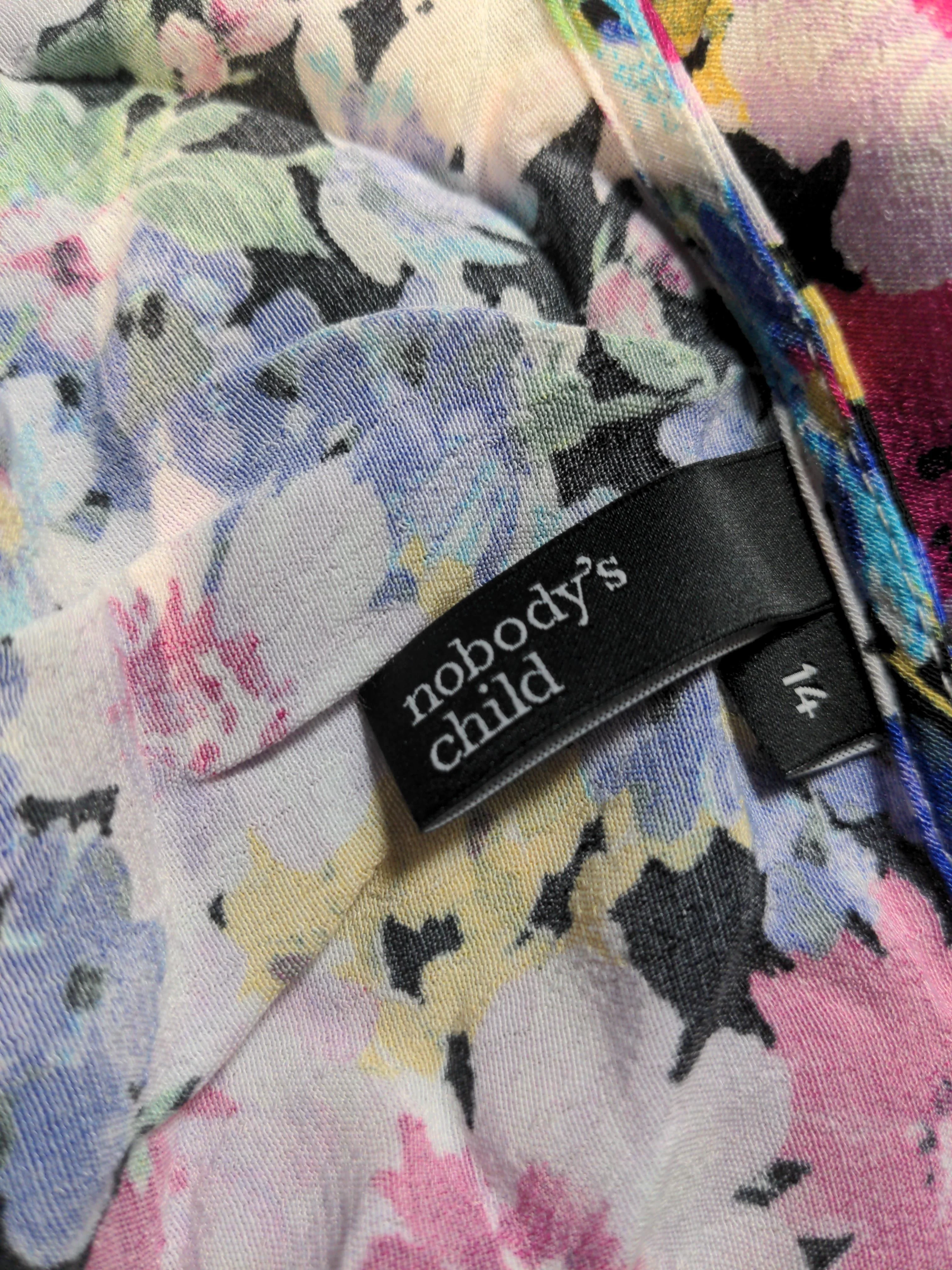 Nobody's Child Shirt Midi Dress UK14 in Multi - Image 5