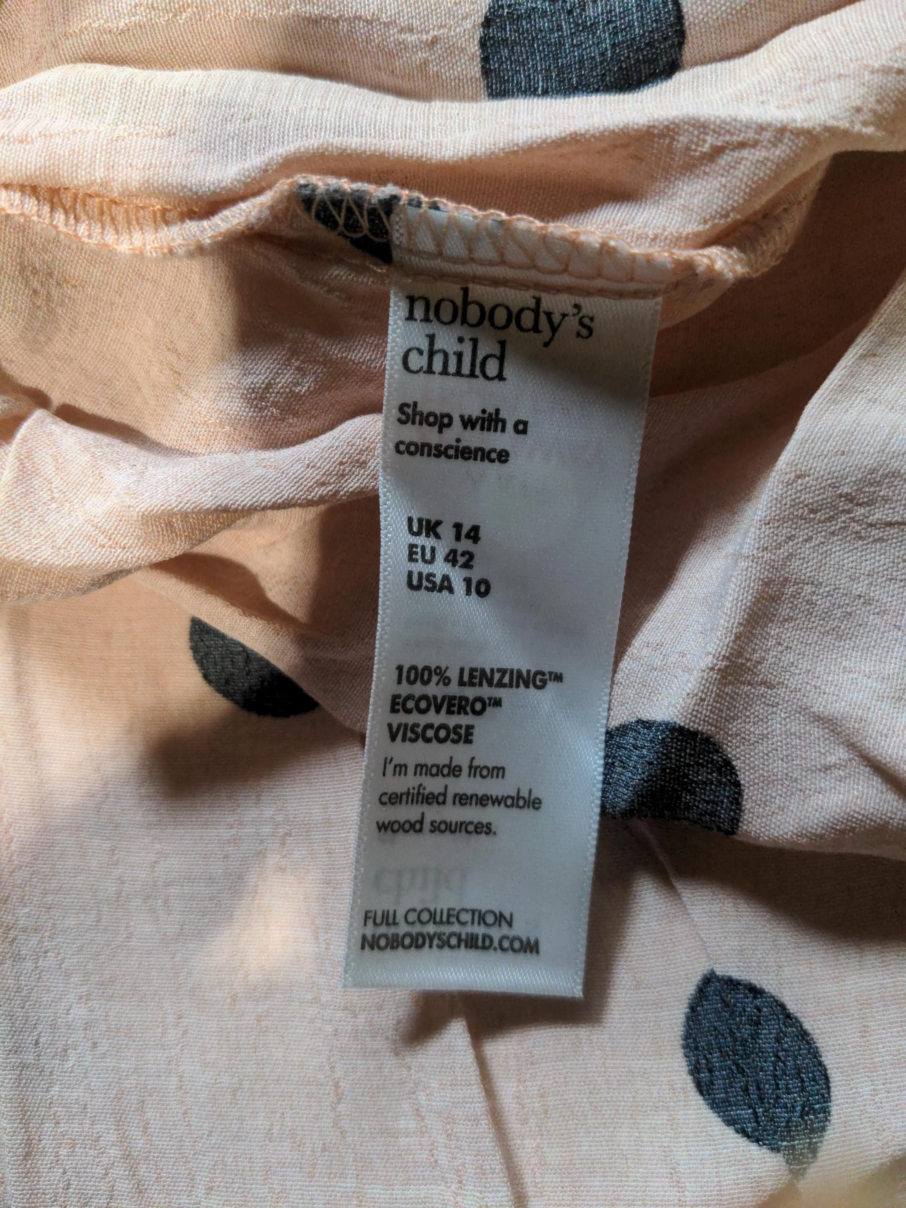 Nobody's Child Shirt Midi Dress UK14 in Pink - Image 6