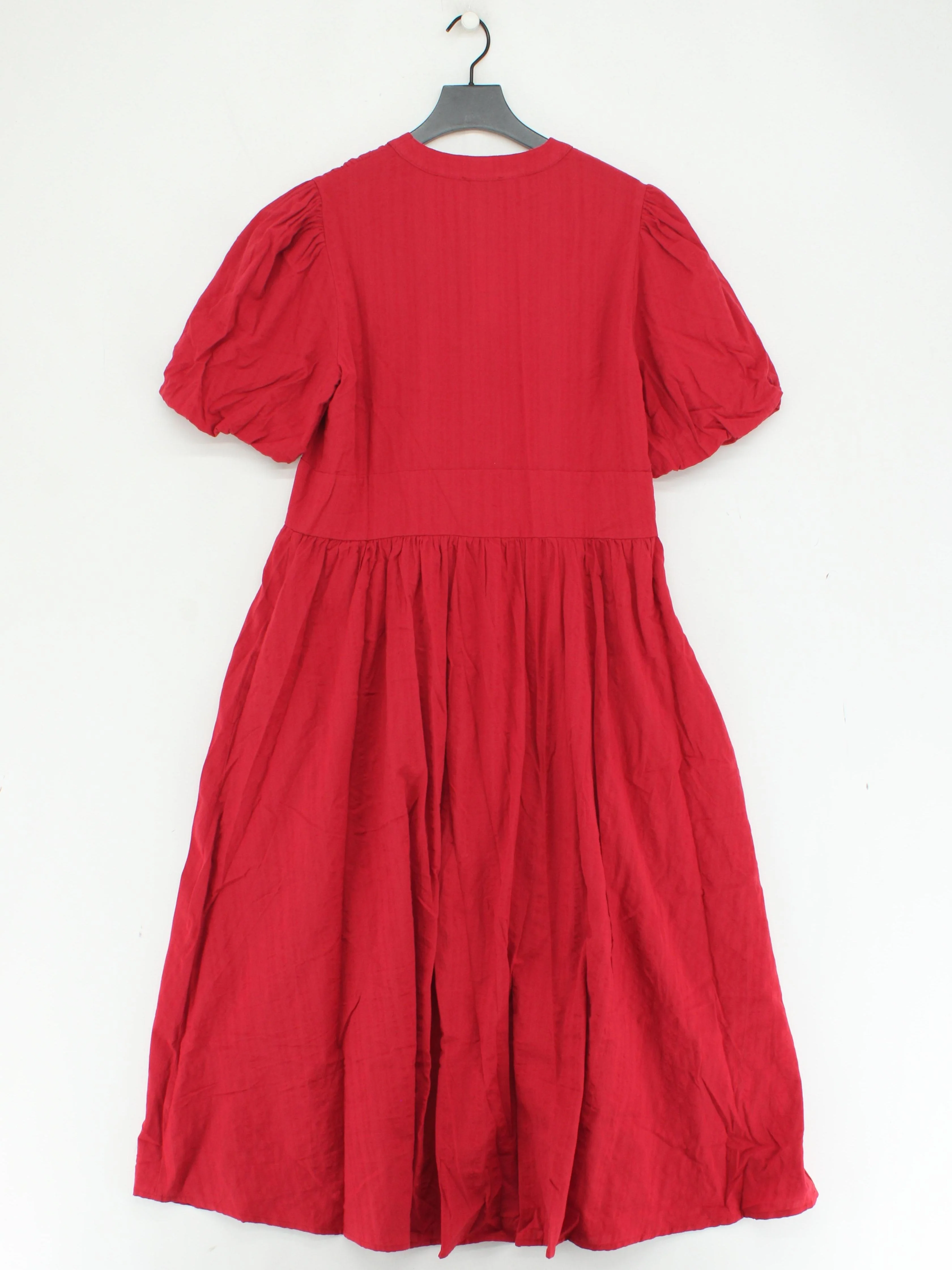 Nobody's Child Shirt Midi Dress UK14 in Red - Image 2