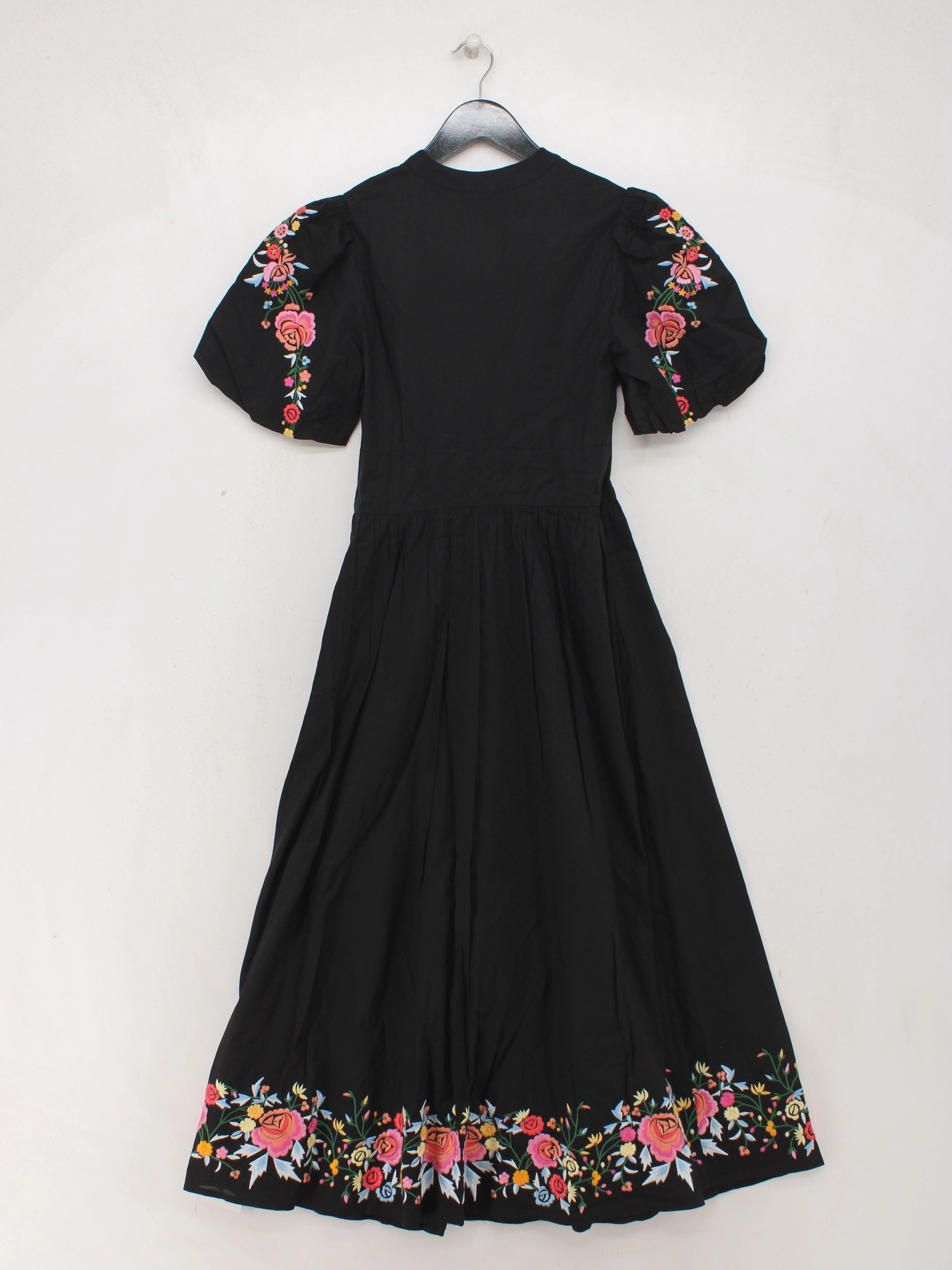 Nobody's Child Shirt Midi Dress UK6 in Black - Image 2