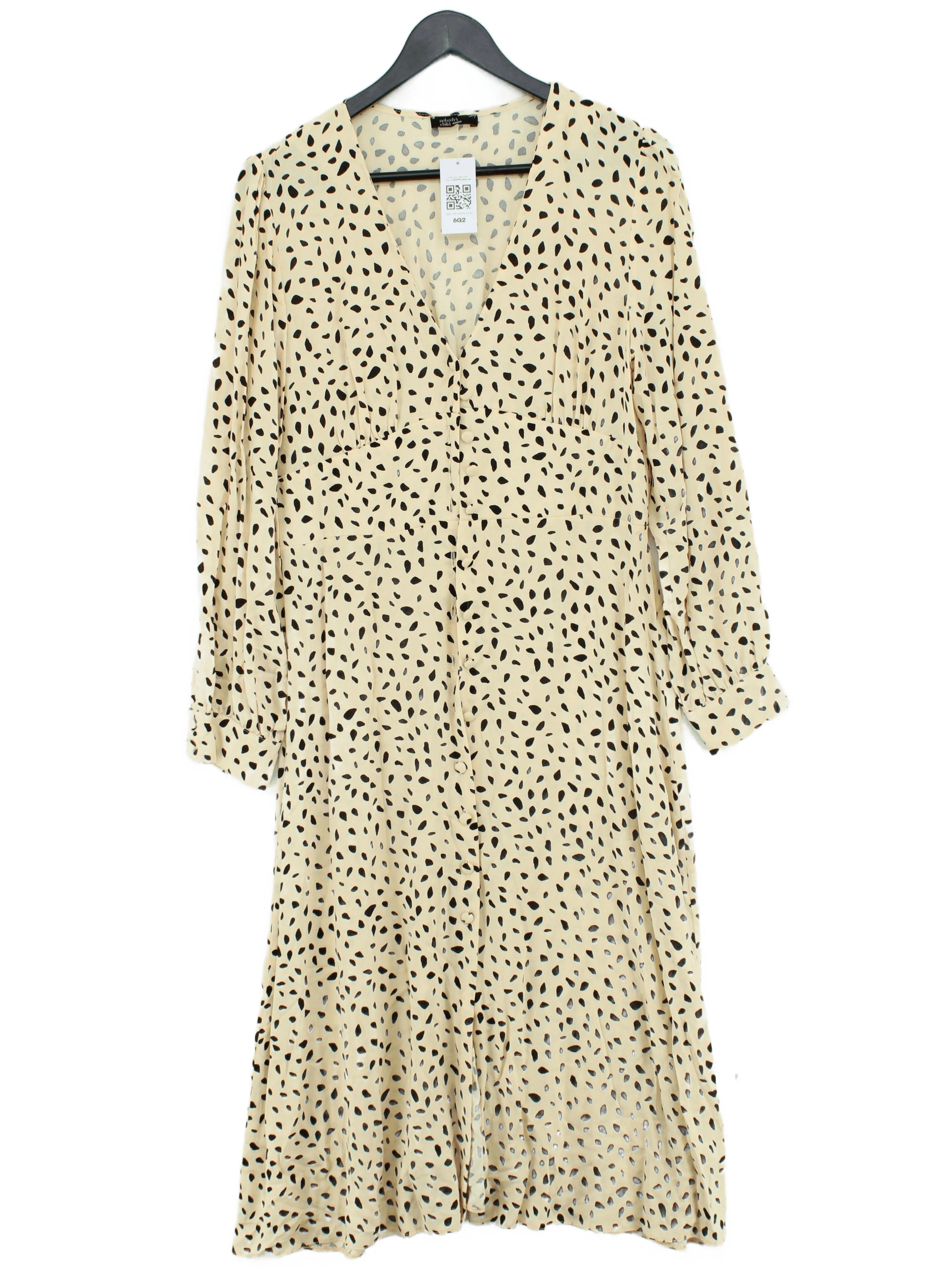 Nobody's Child Shirt Mini Dress UK14 in Yellow