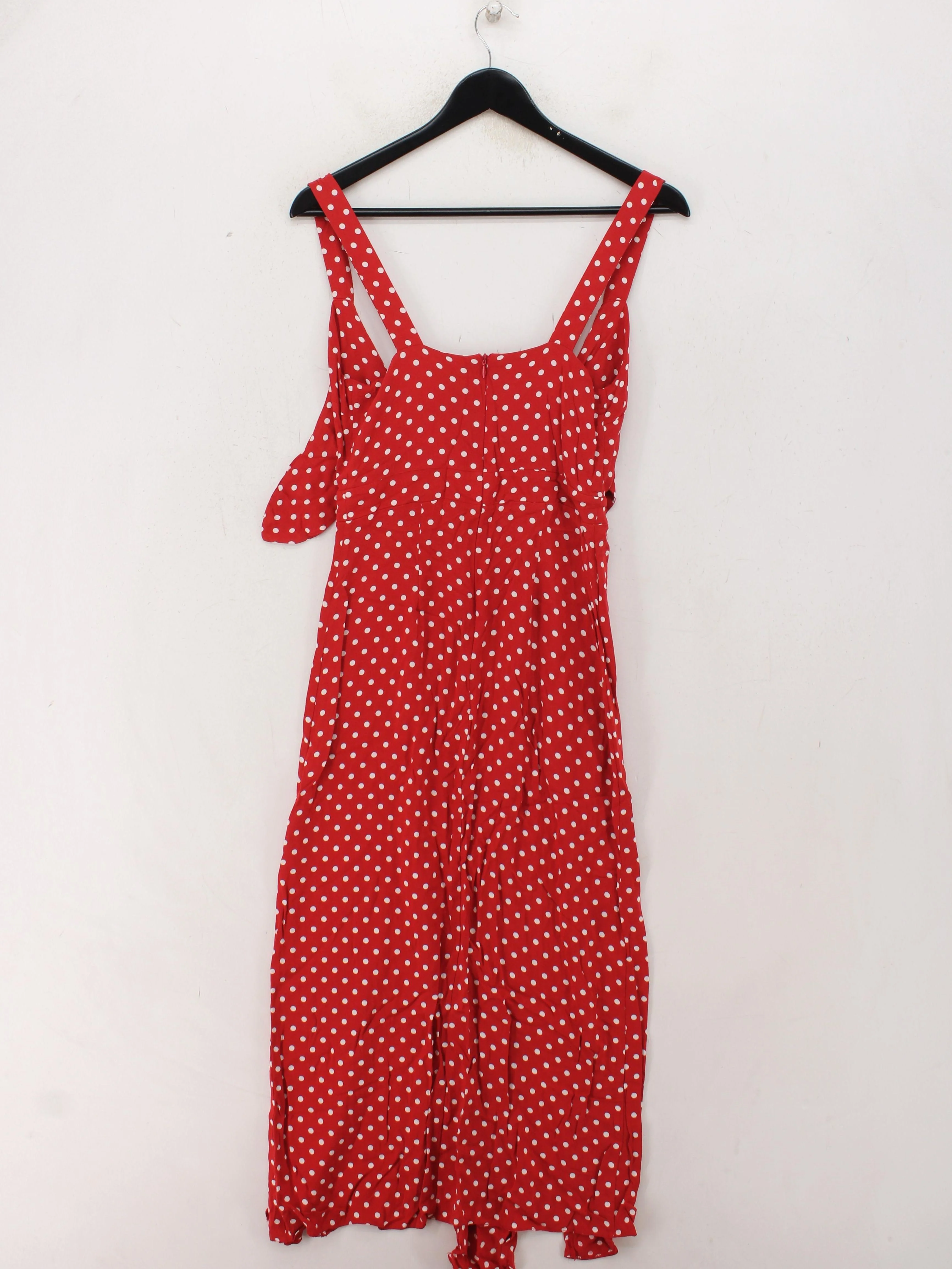 Nobody's Child Skater Midi Dress UK6 in Red - Image 2