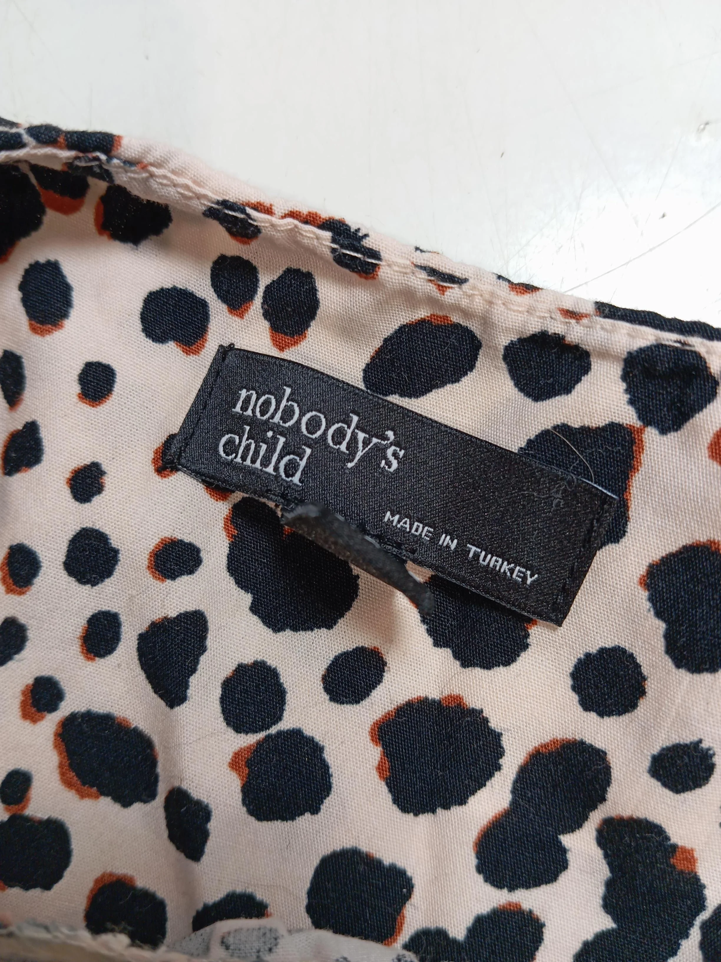 Nobody's Child Skater Mini Dress UK12 in Cream - Image 5