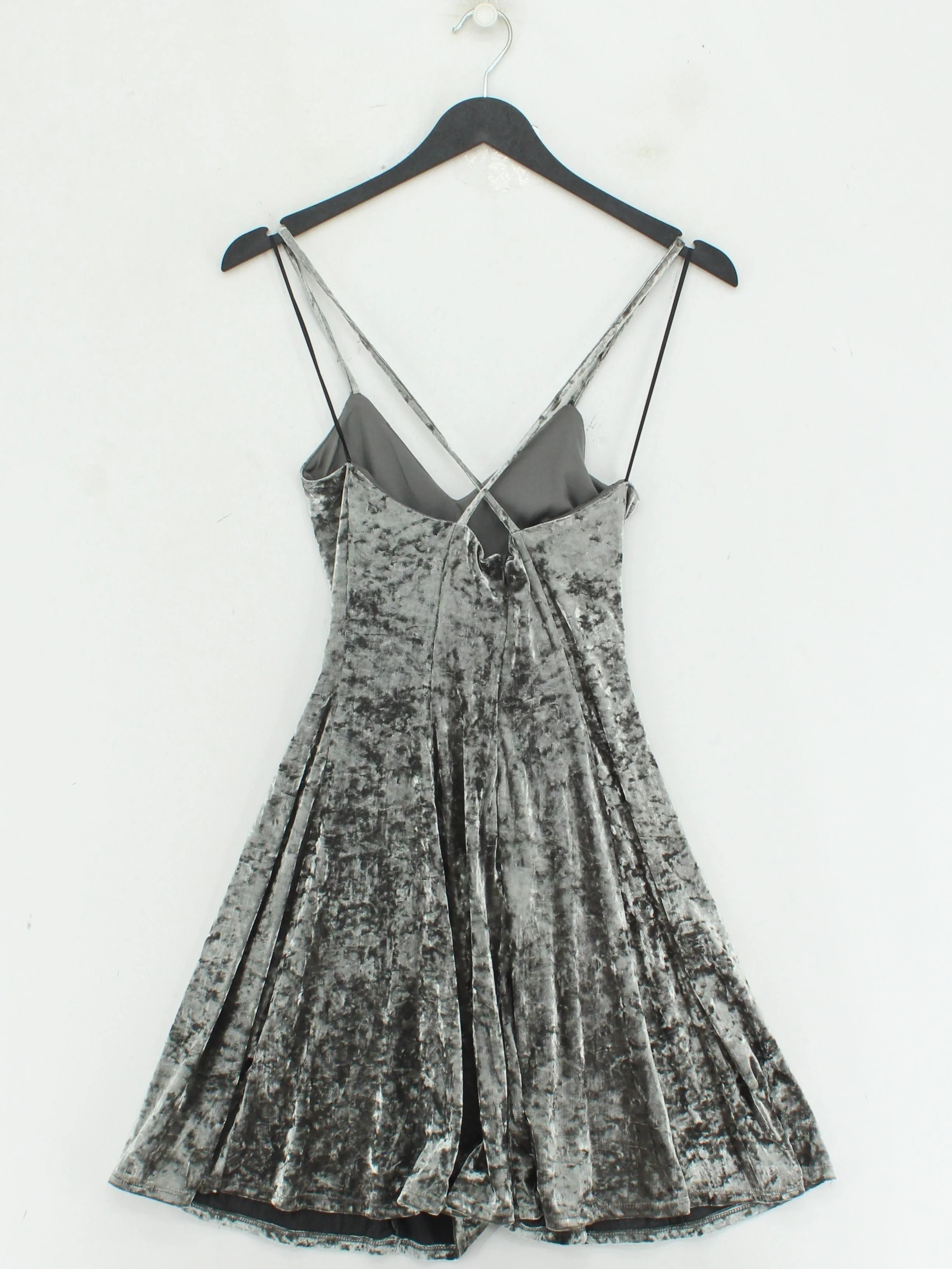 Nobody's Child Skater Mini Dress UK8 in Grey - Image 2
