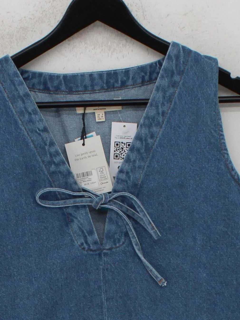 Nobody's Child T-Shirt Mini Dress UK8 in Blue - Image 3