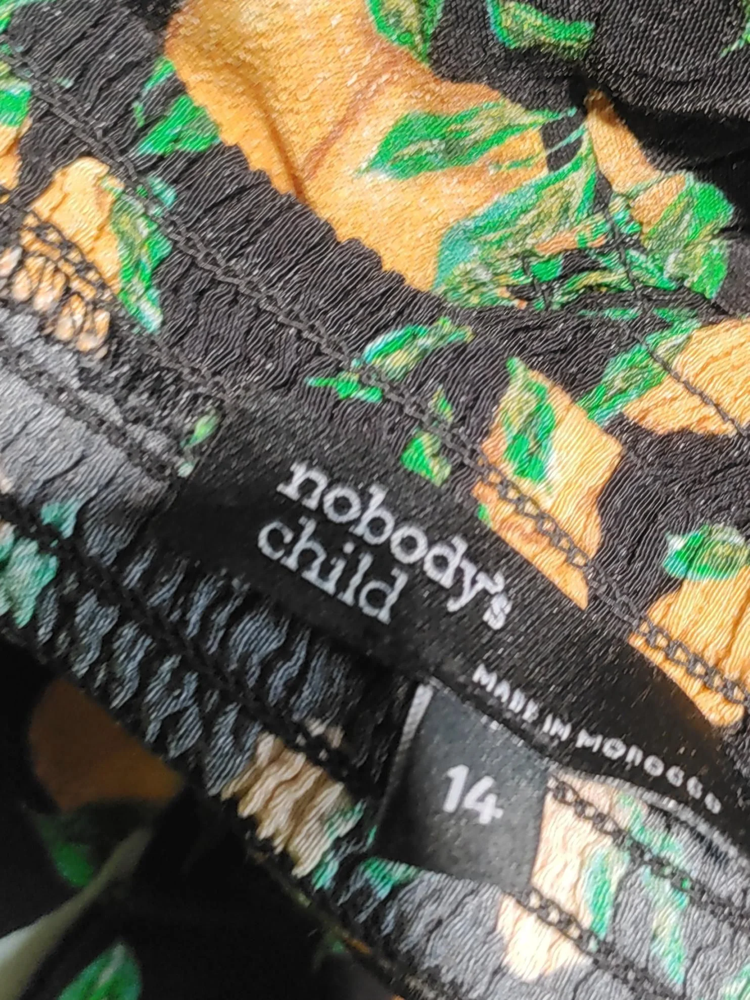 Nobody's Child Tank Midi Dress UK14 in Black - Image 6
