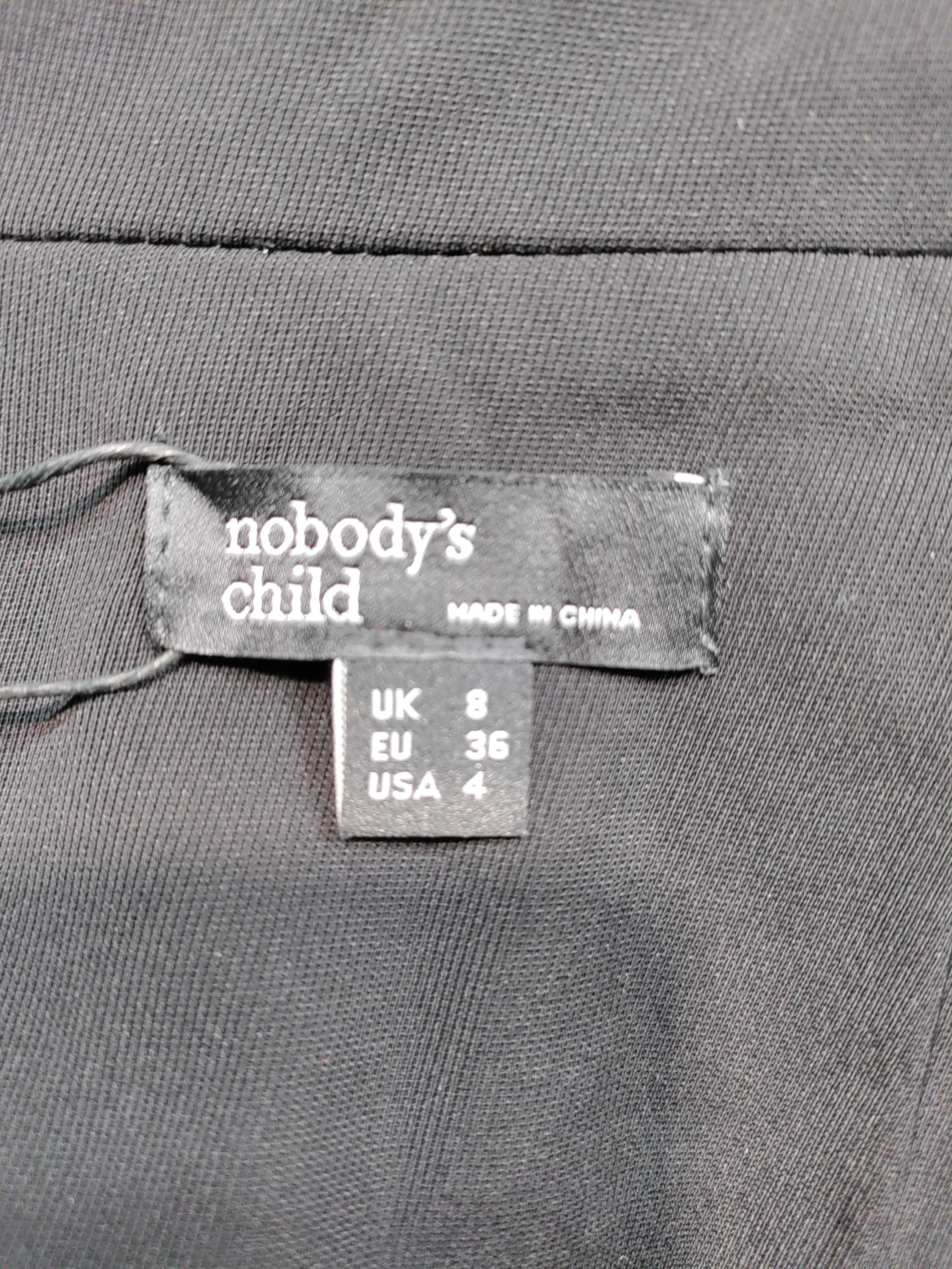 Nobody's Child Women's Blazer UK 8 Black 100% Polyester Overcoat - Image 5