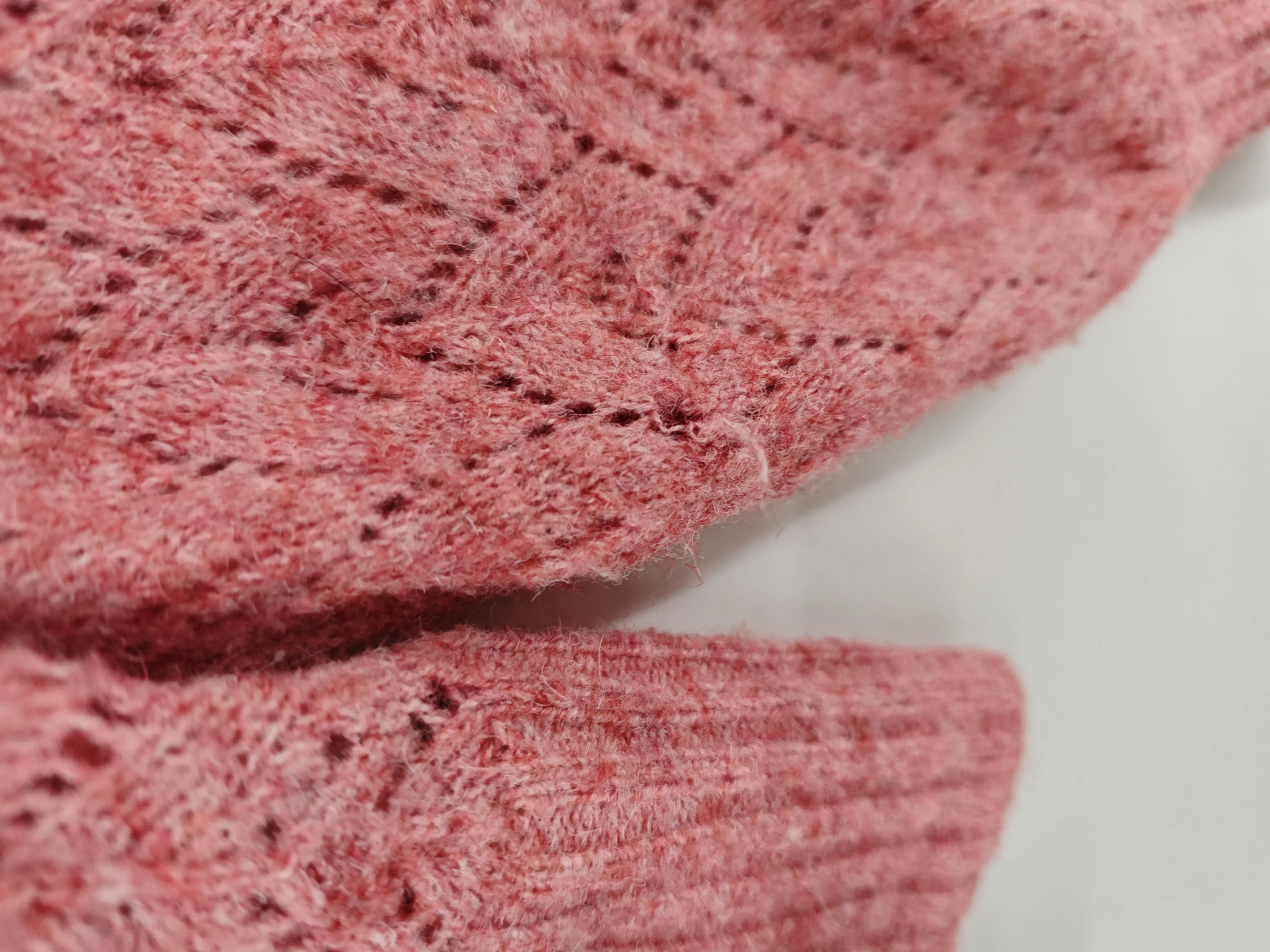 Nobody's Child Women's Cardigan S Pink Polyester with Wool, Acrylic Cardigan - Image 5