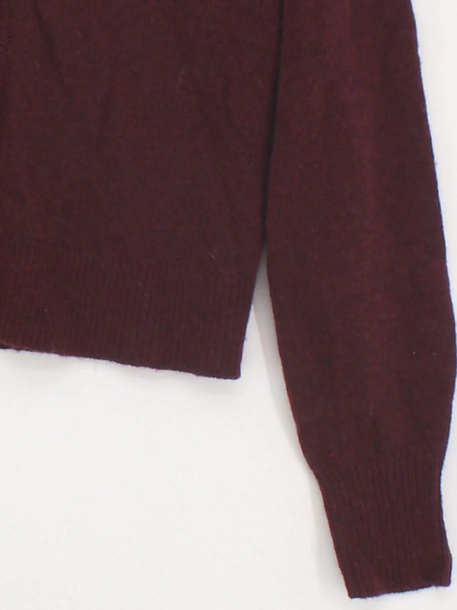 Nobody's Child Women's Cardigan XS Red Wool with Polyamide V-Neck Cardigan - Image 4