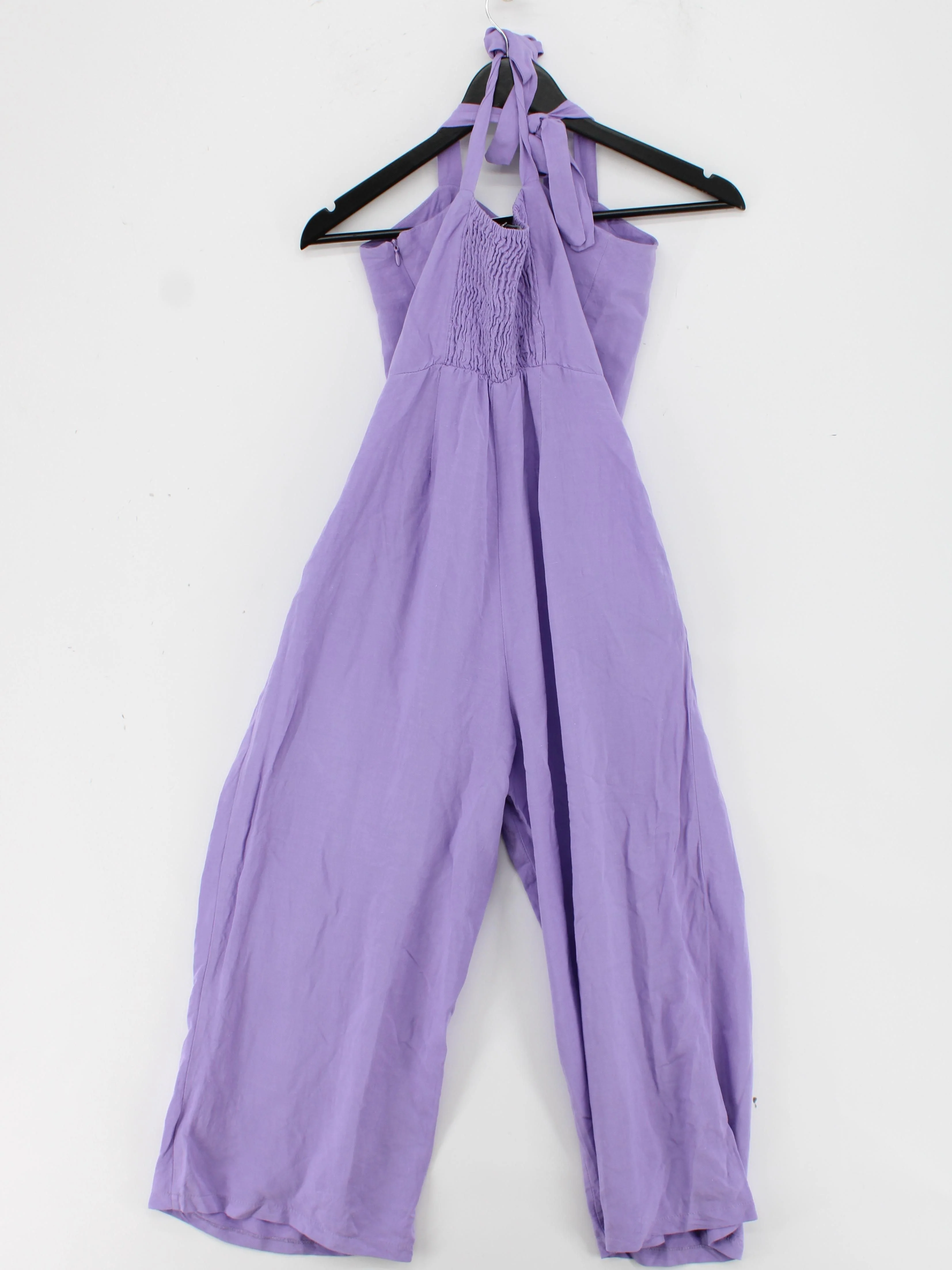 Nobody's Child Women's Jumpsuit UK 10 Purple 100% Other Wide-Leg Jumpsuit - Image 2
