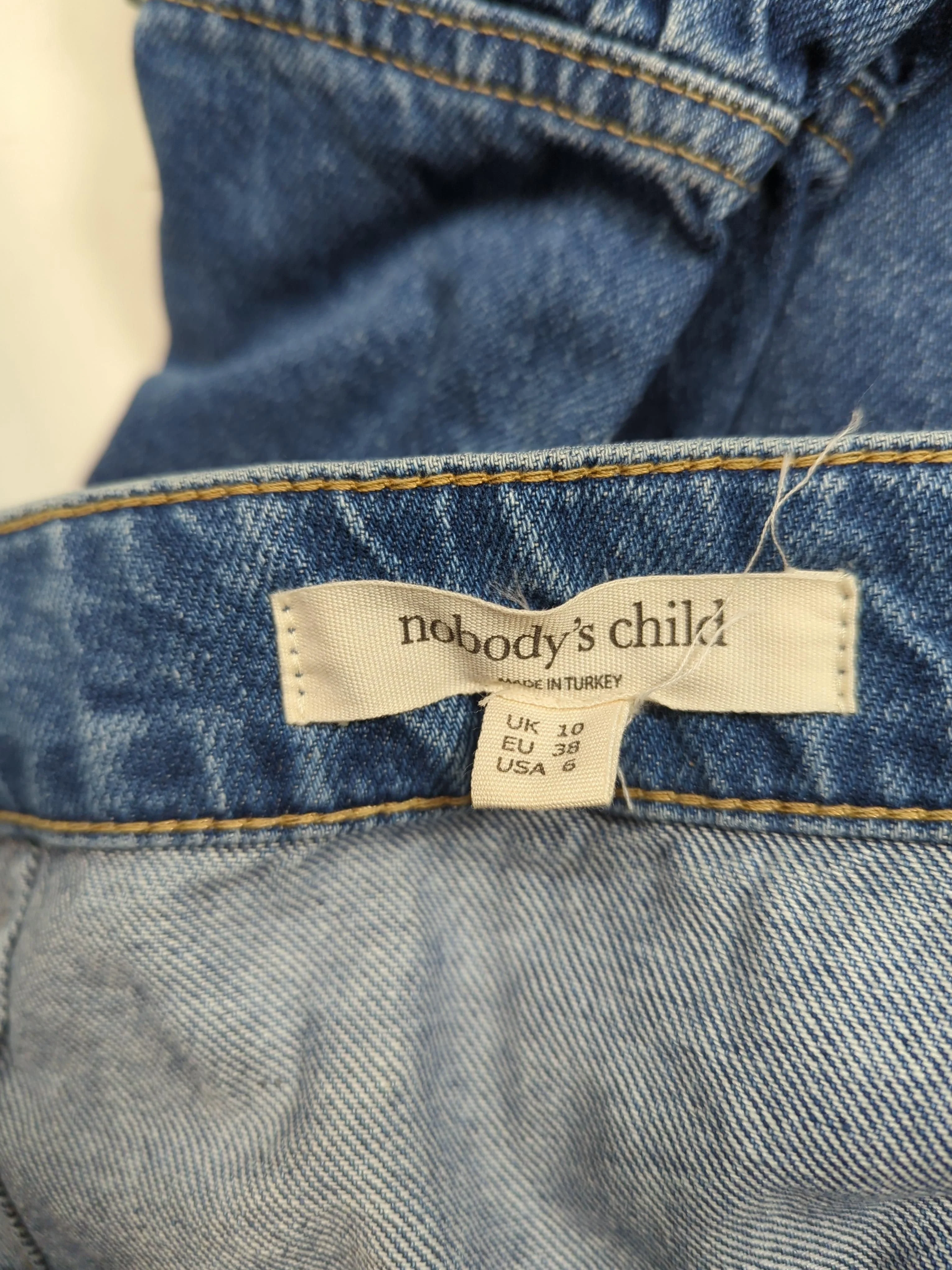 Nobody's Child Women's Maxi Skirt UK 10 Blue 100% Cotton Long Maxi - Image 5