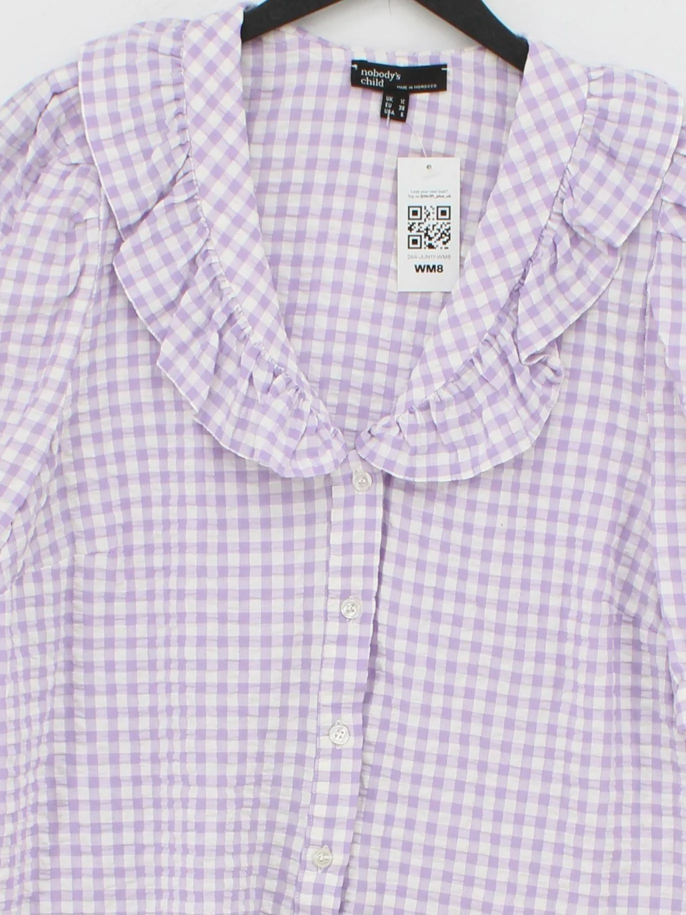 Nobody's Child Women's Shirt UK 10 Multi Cotton with Polyester Basic - Image 3