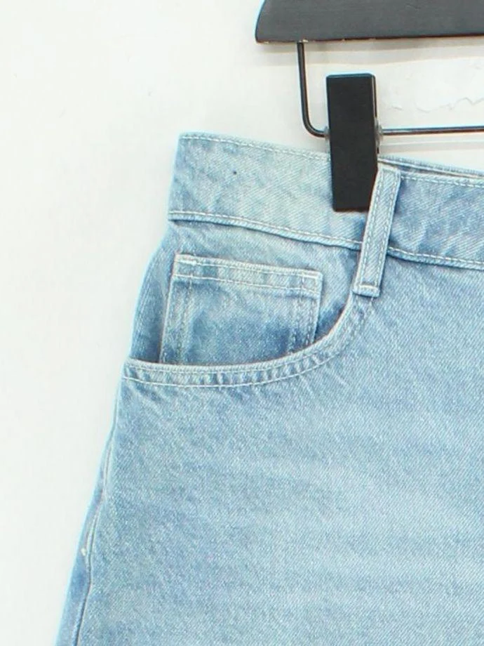Nobody's Child Women's Shorts UK 16 Blue 100% Cotton Cut-Off - Image 4