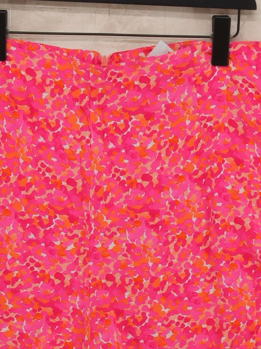 Nobody's Child Women's Shorts UK 18 Pink Floral 100% Viscose Mom - Image 3