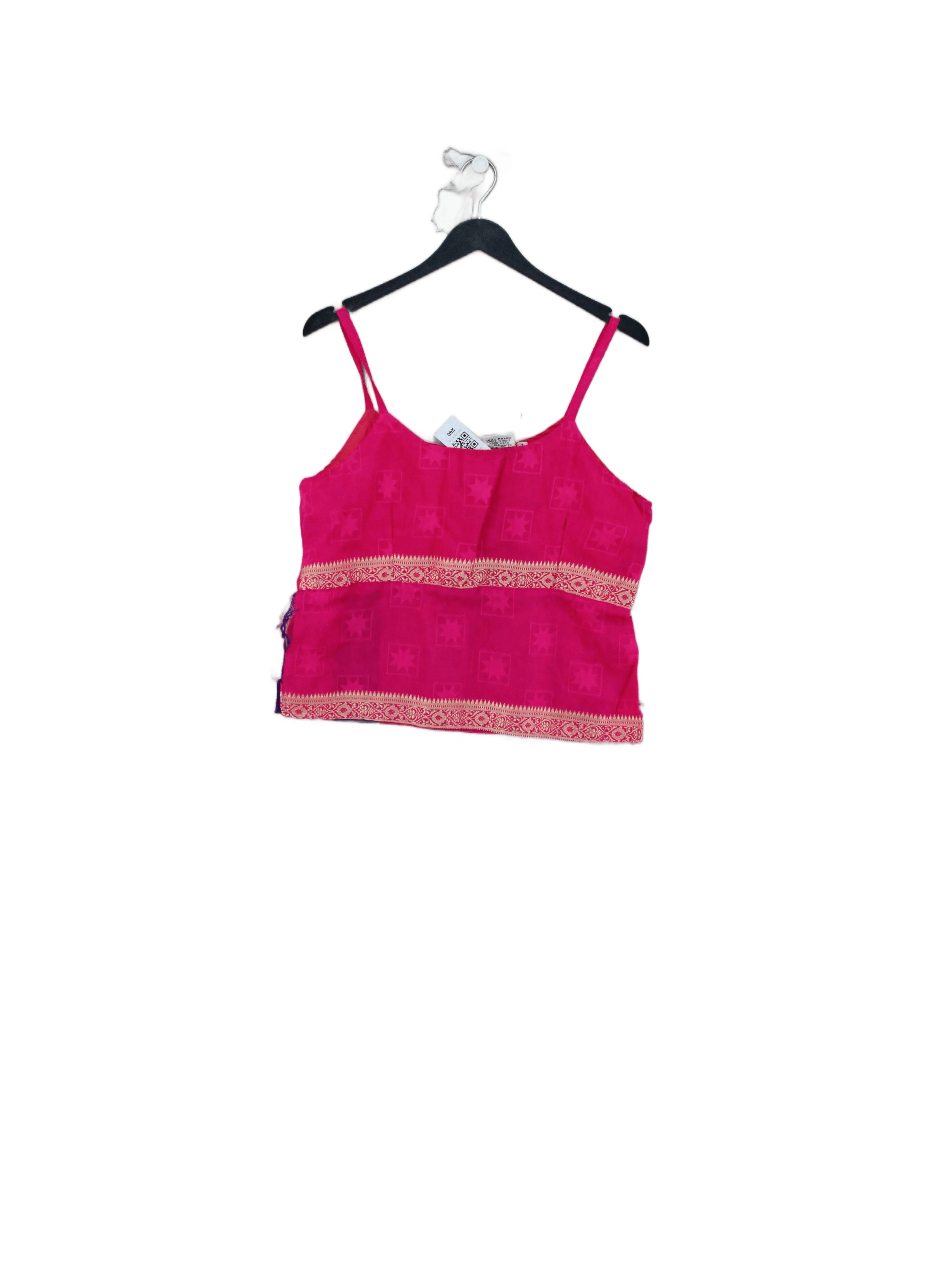 Nomads Women's T-Shirt L Pink 100% Rayon Camisole