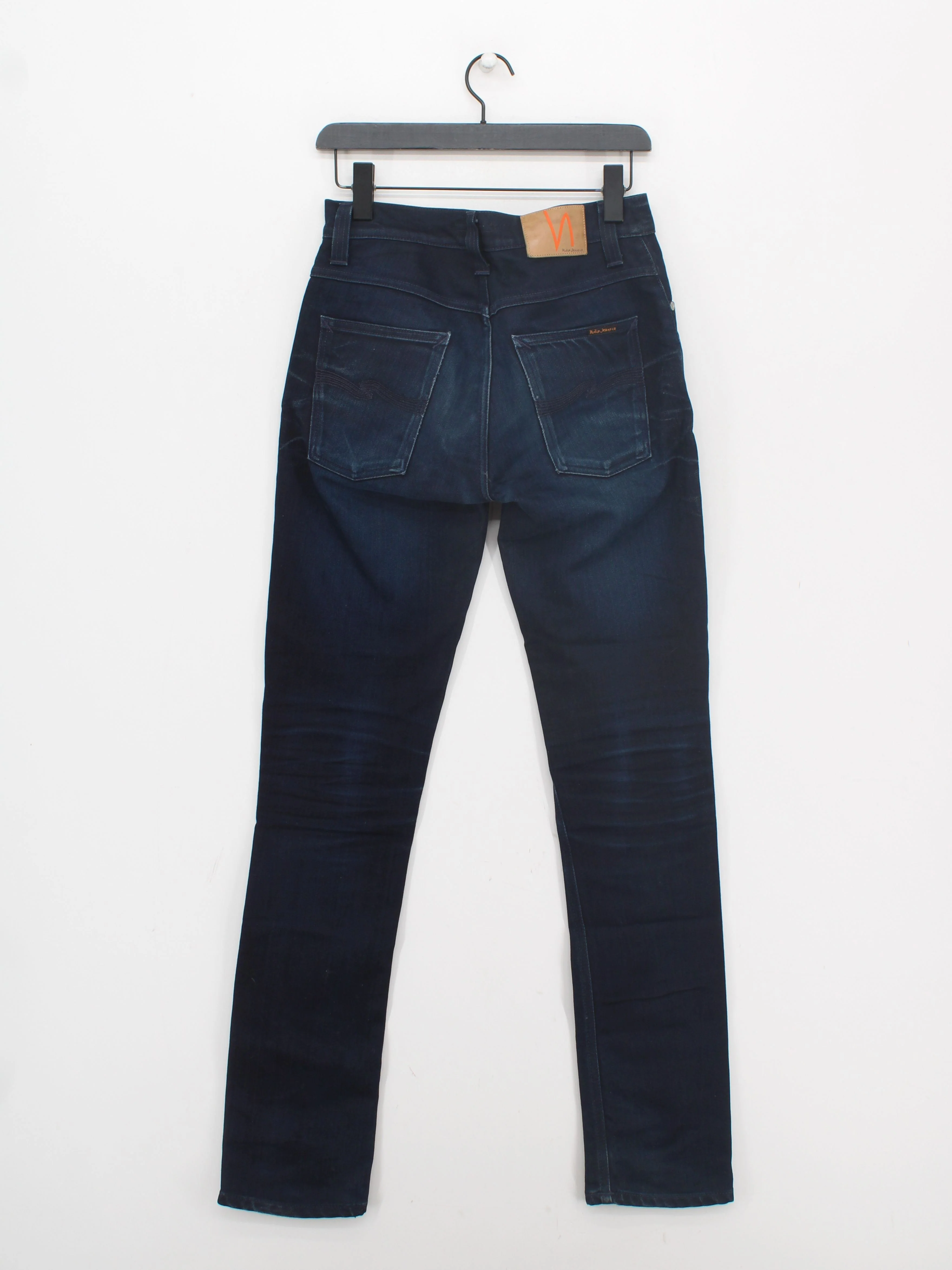 Nudie Jeans Men's Jeans W 30 in; L 34 in Blue Cotton with Polyester Skinny - Image 2