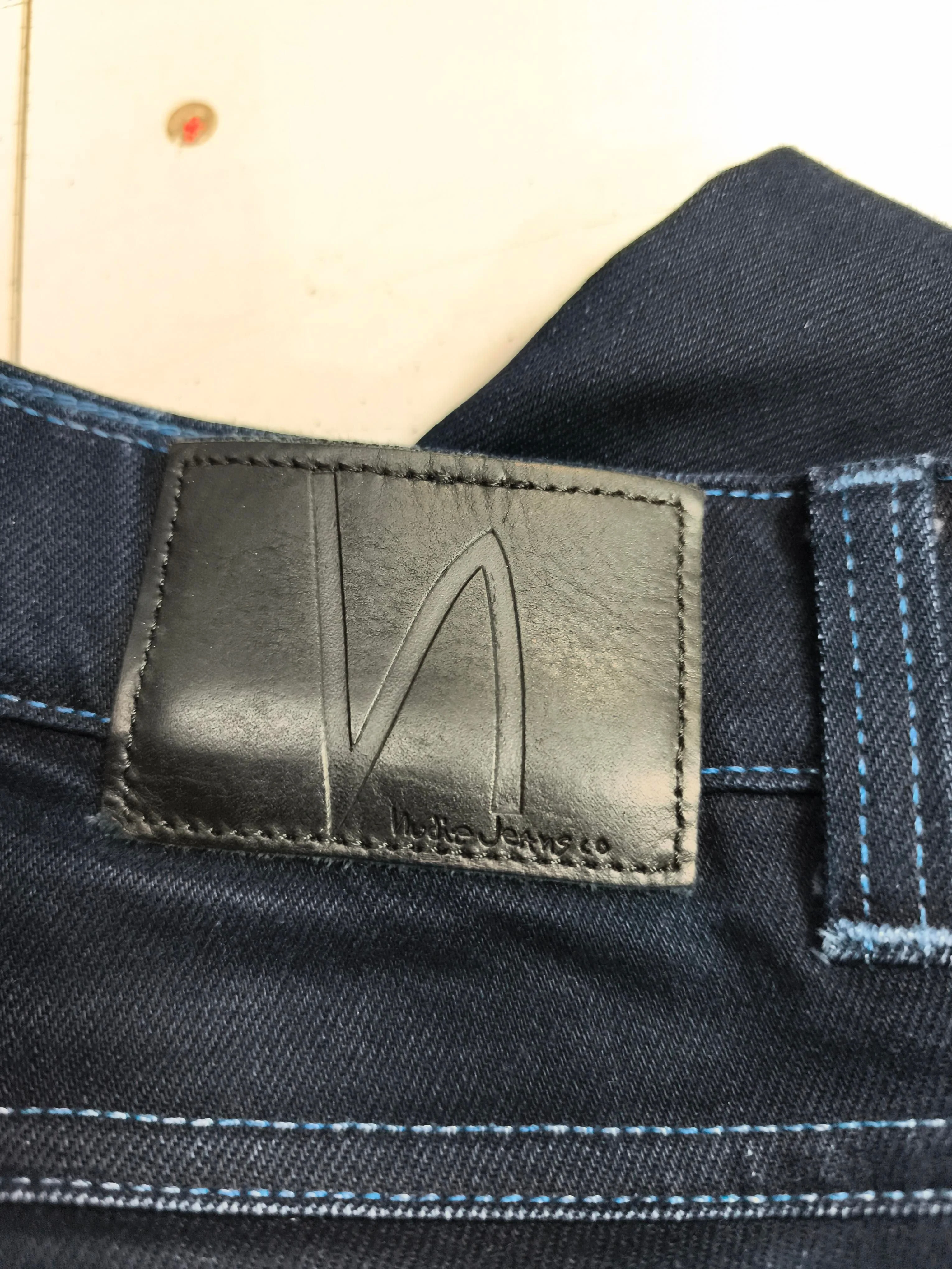 Nudie Jeans Men's Jeans W 32 in Blue Cotton with Elastane Straight - Image 5