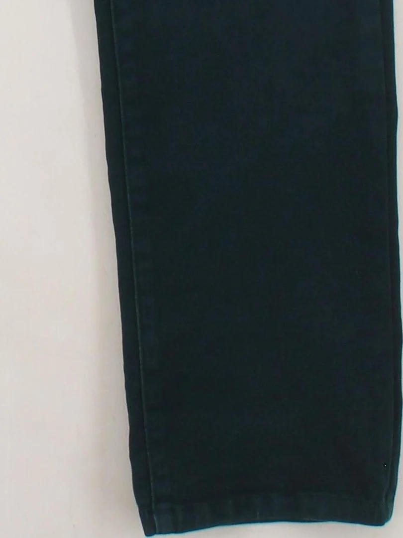 NYDJ Women's Trousers UK 14 Green Cotton with Polyester, Elastane Straight Chino - Image 4