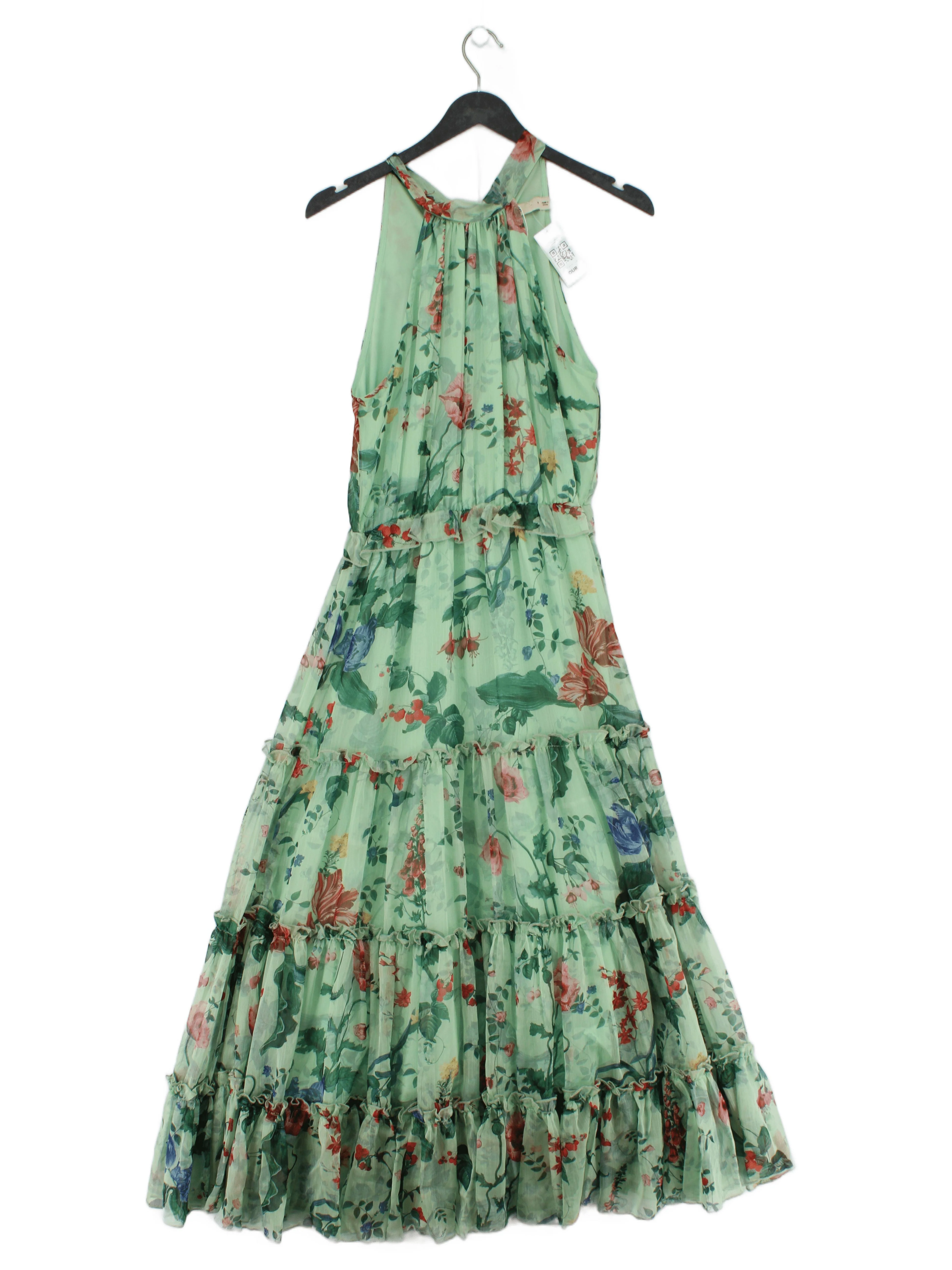 Oasis Maxi Dress UK10 in Green