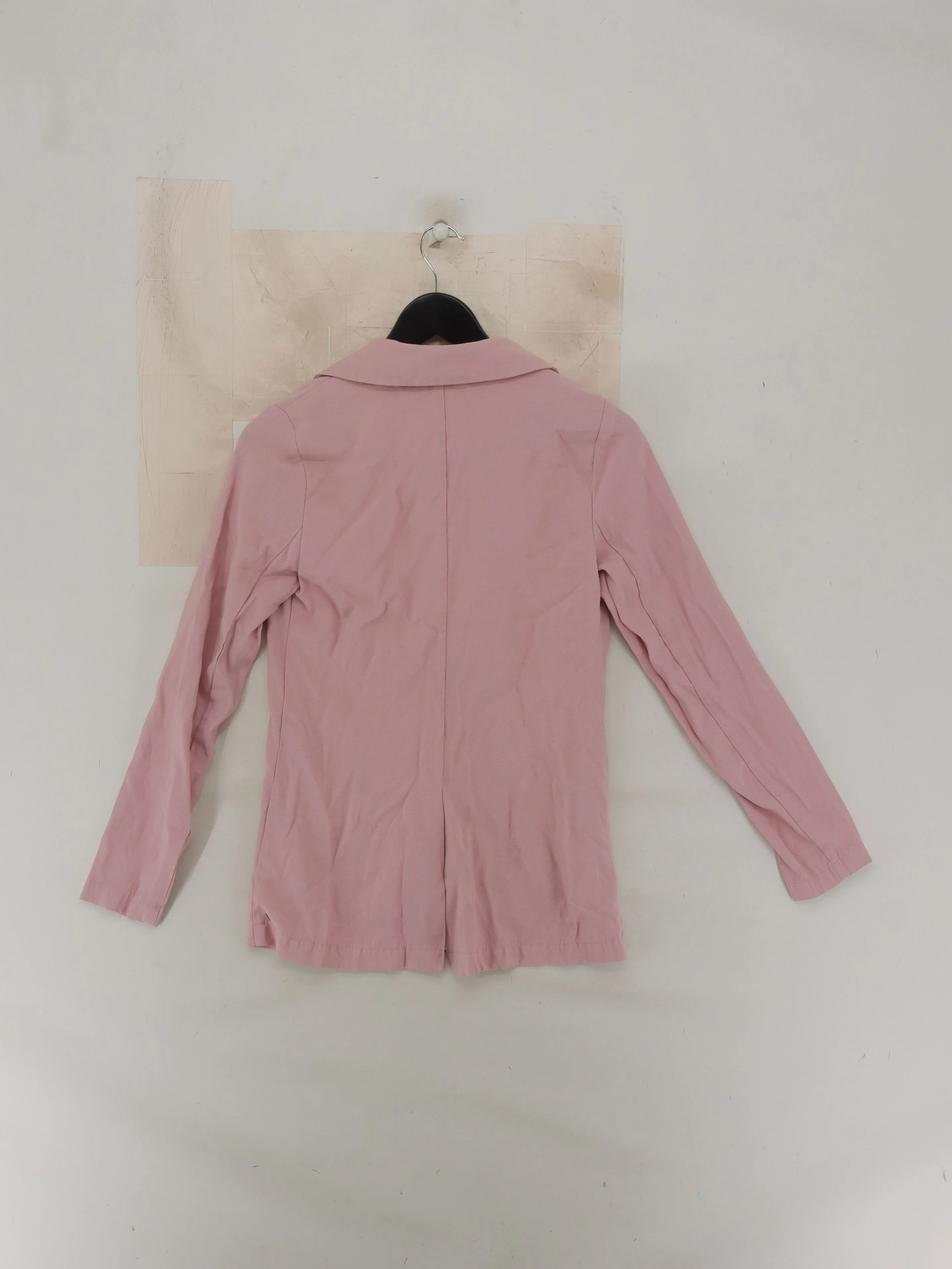 Oasis Women's Blazer UK 6 Pink Viscose with Polyester Overcoat - Image 2