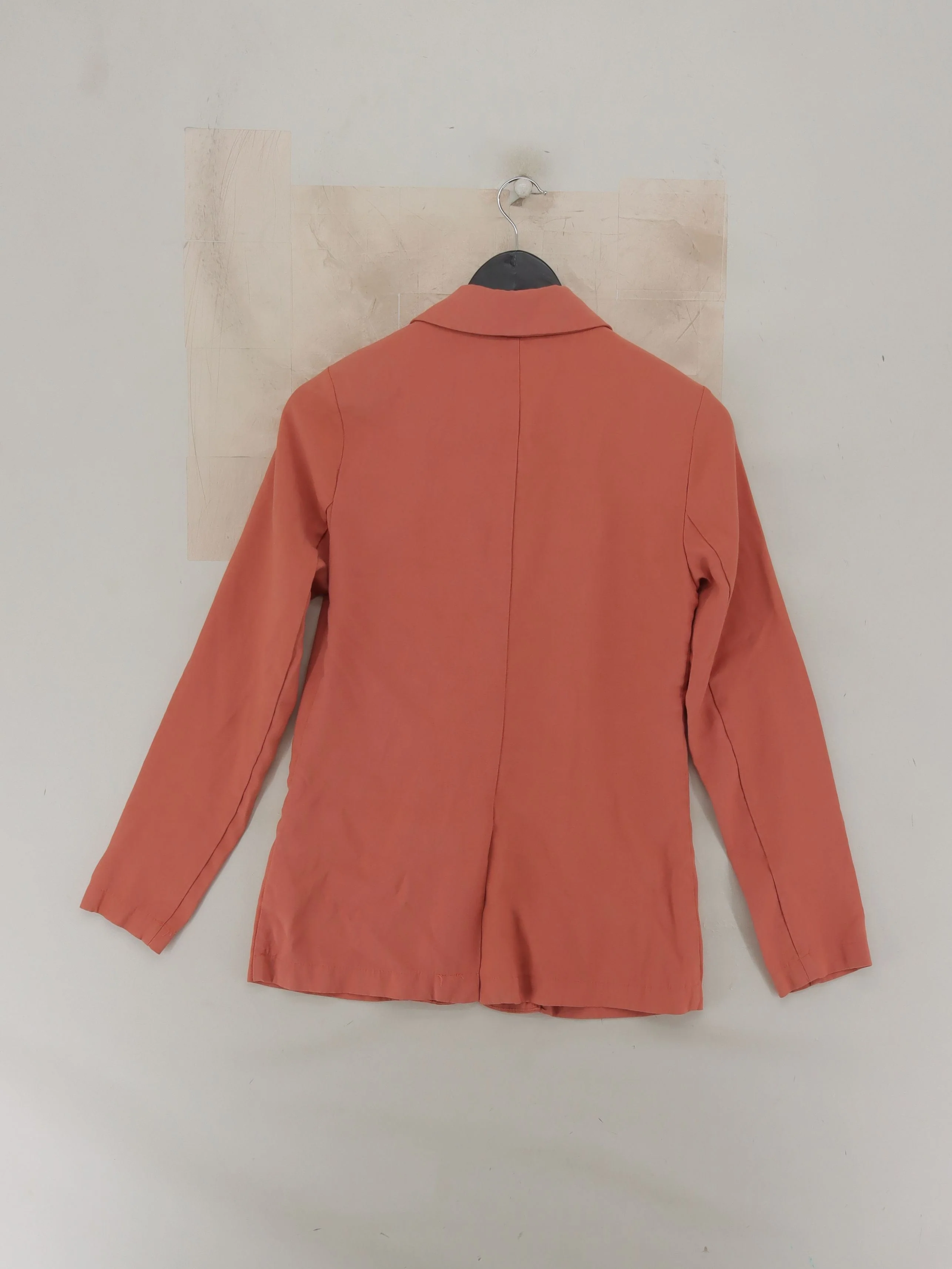 Oasis Women's Blazer UK 8 Pink Viscose with Polyester Overcoat - Image 2