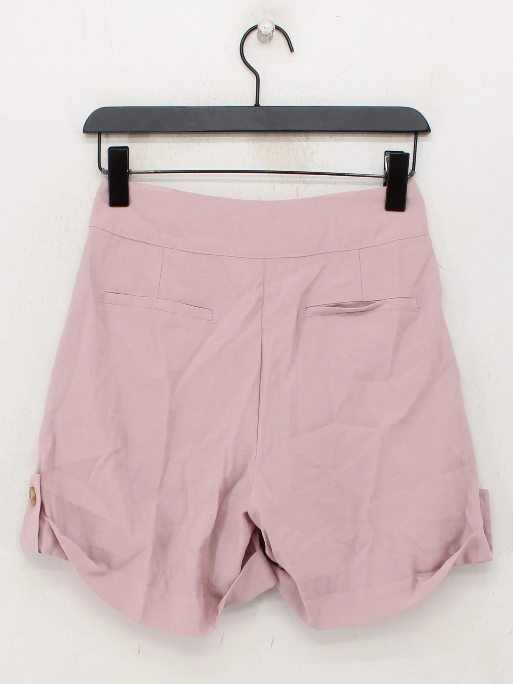 Oasis Women's Shorts UK 6 Pink Viscose with Polyester Sweat - Image 2